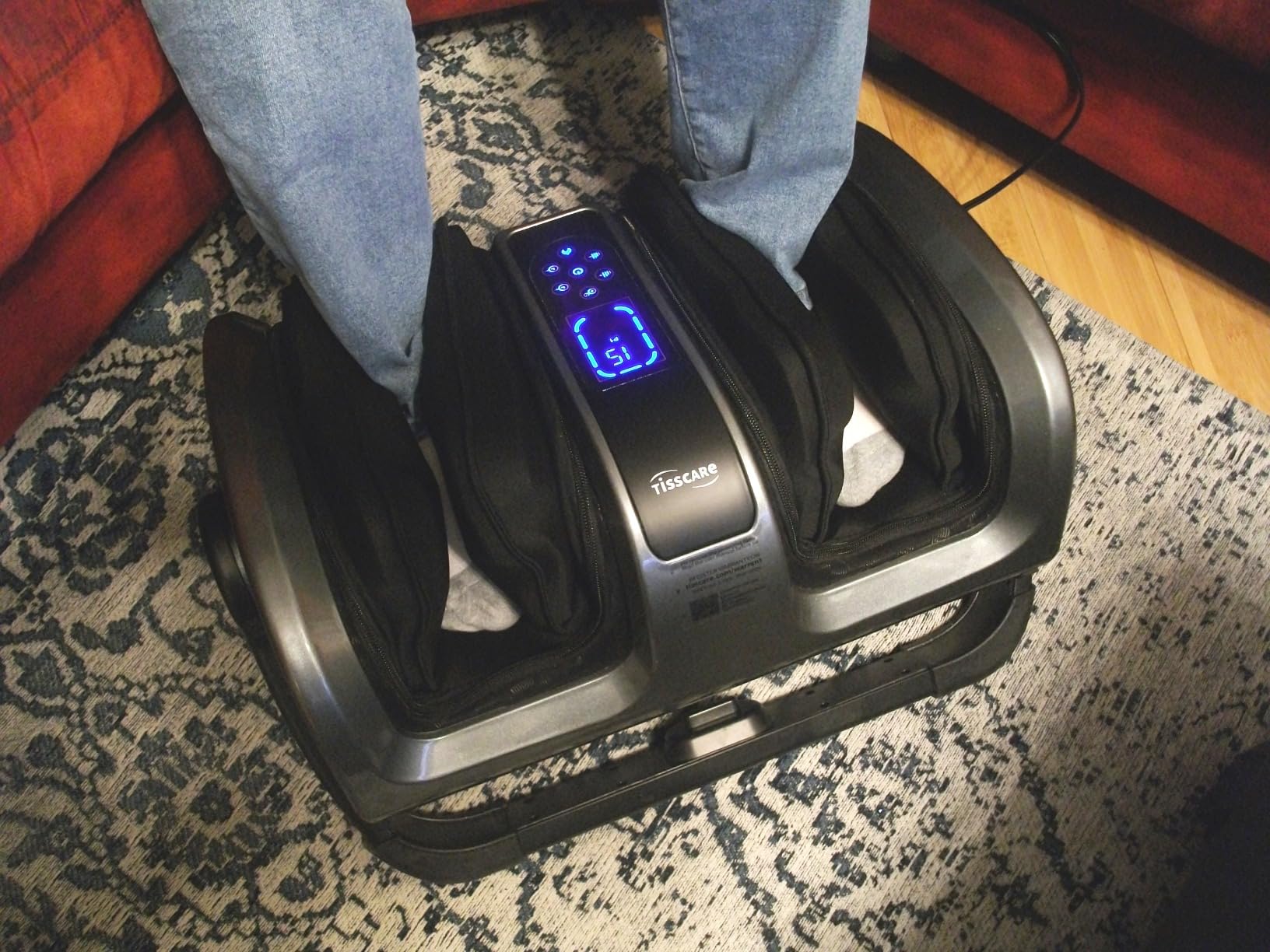 TISSCARE Shiatsu Foot Massager with Heat, FSA Eligible HSA Foot Massager for Plantar Fasciitis, Neuropathy, Circulation and Pain Relief, Massage Feet at Home/Office, Gift for Men and Women customer photo 1