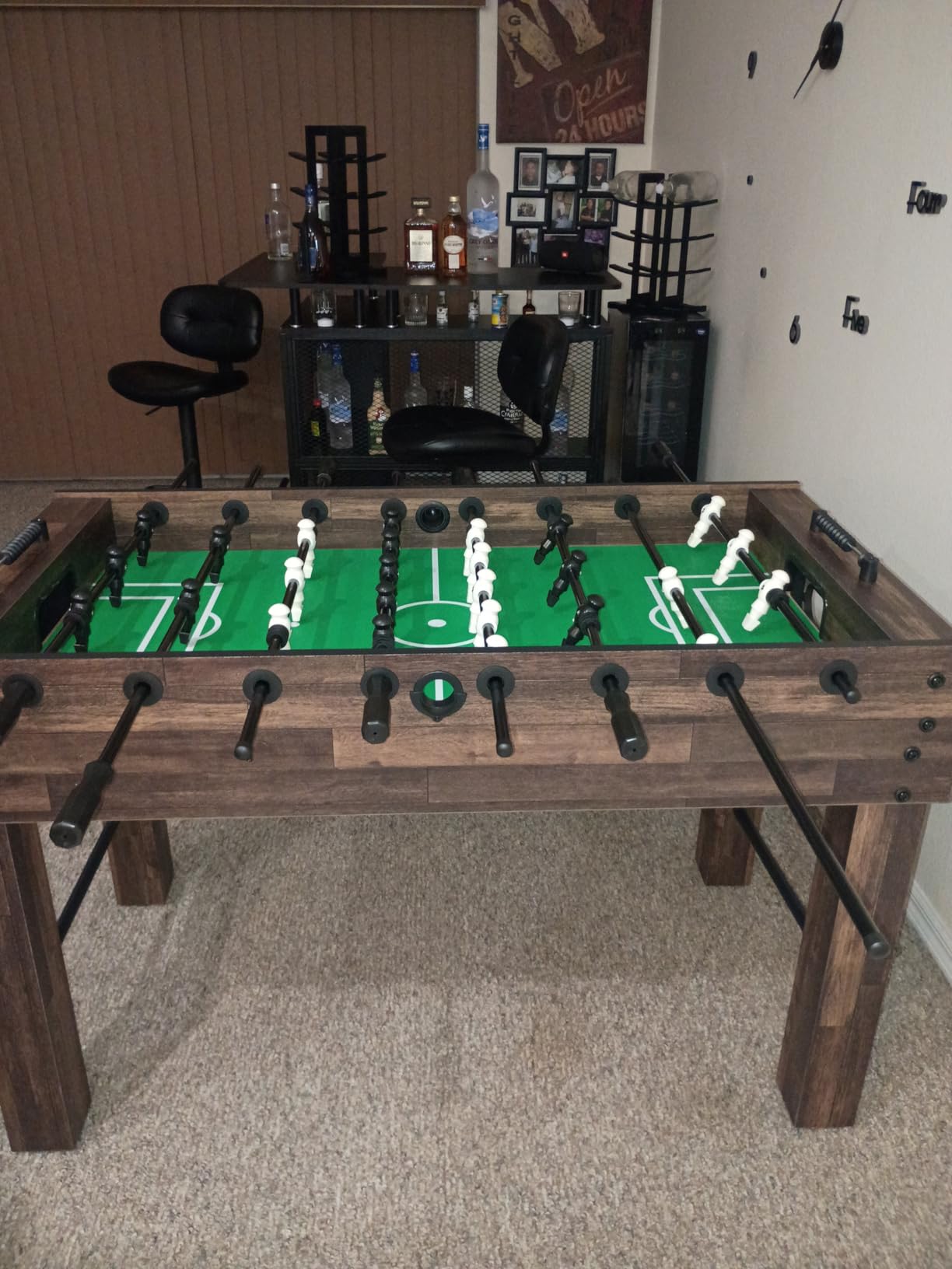 Best Choice Products Full Size 54 Inch Regulation Foosball Table for Home, Game Room - Includes 2 Balls, 2 Cup Holders customer photo 2