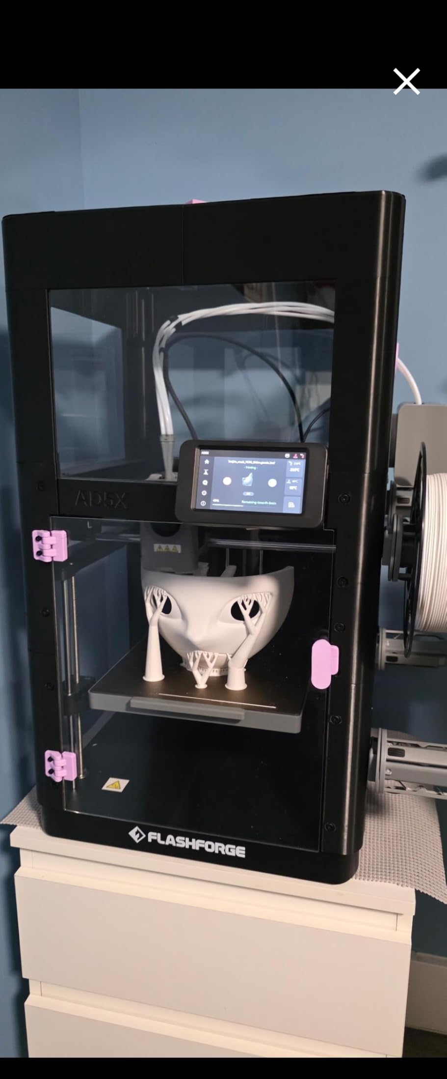 FLASHFORGE AD5X Multi-Color 3D Printer customer photo 1