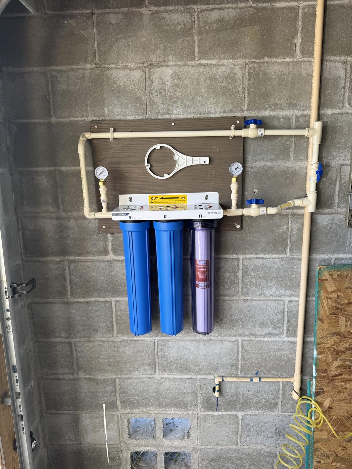 iSpring Heavy Metals Whole House Water Filter System w/Clear Housing customer photo 2