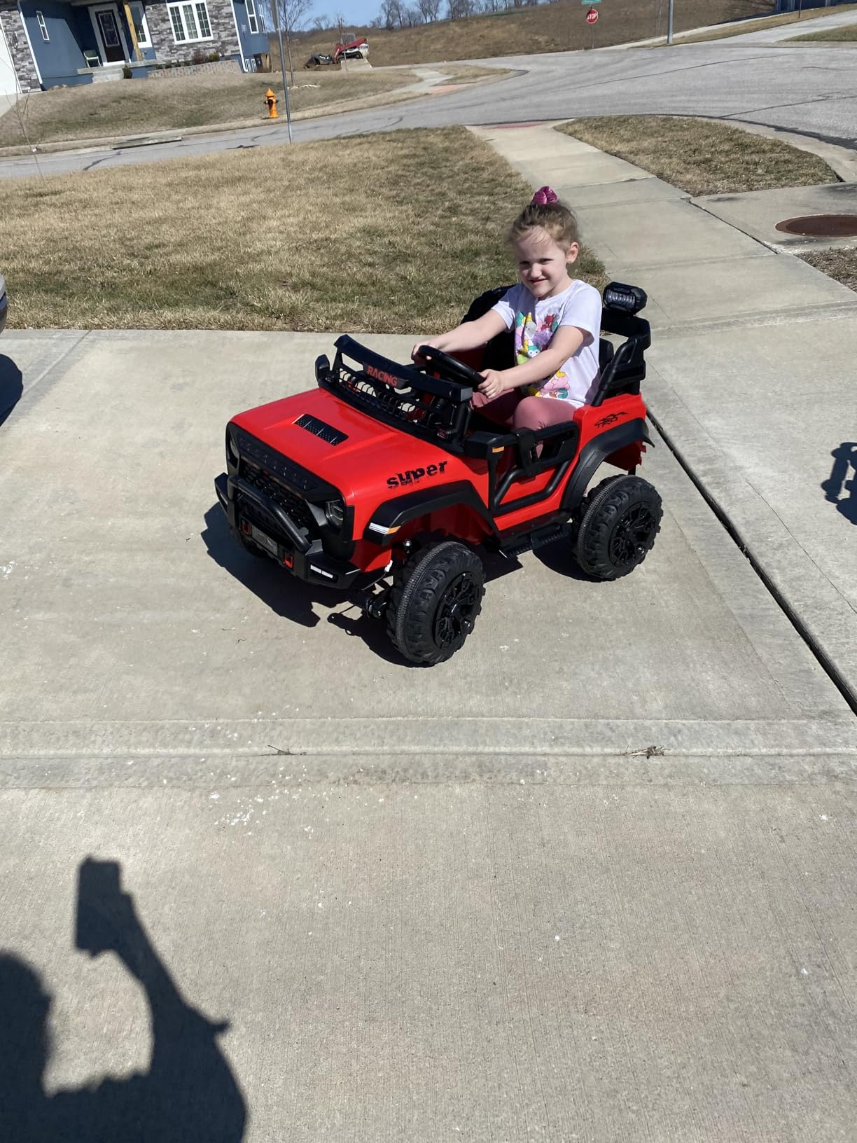 Hikole 24V 2 Seater Ride on Car w/Remote Control, 4x100W Motors, Pink | Ride on Toys for Kids Ages 3-8 w/ 20in Wide Seat, Led Lights, Music Player, Spring Suspension, 3 Speeds, Soft Start customer photo 2