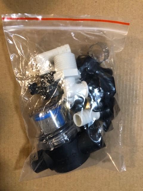 12V Washdown Pump Kit 7.5GPM 80PSI Self Priming for Marine RV Boat | Kit: 25ft hose, nozzle & filter; auto pressure switch, thermal protection; quiet 5-chamber design; salt & freshwater use customer photo 2