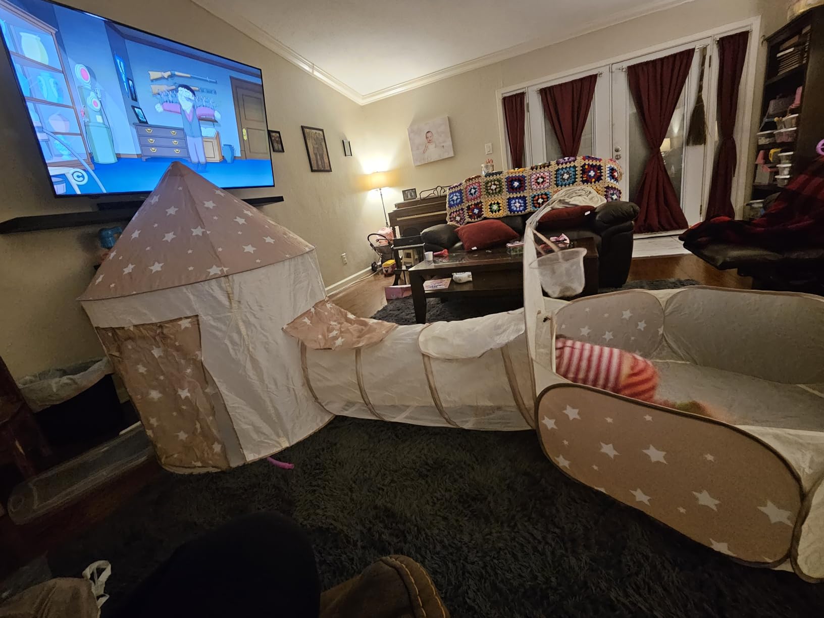 Sumbababy Kids Tent with Crawl Tunnel: Ball Pit for Toddlers - Ball Pit Tunnels for Young Children - Pop Up Baby and Toddler Tent for Indoor & Outdoor customer photo 1