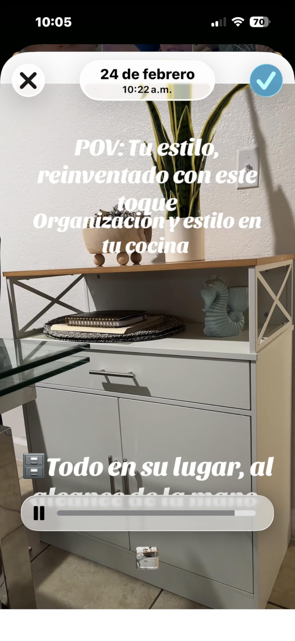 Shintenchi Kitchen Buffet Cabinet with Adjustable Shelf, Modern Kitchen Storage Cabinet, Farmhouse Coffee Bar Cabinet (White) customer photo 2