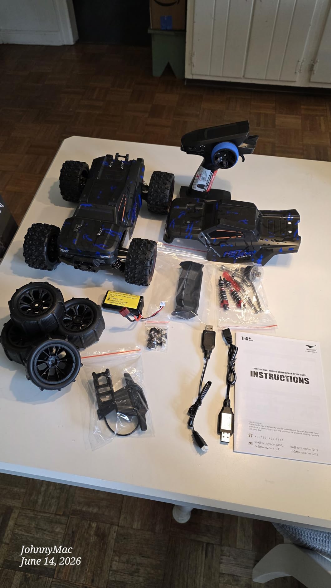 1:14 Scale RC Cars for Adults, 60KPH High Speed RC Truggy, 4X4 Off-Road Remote Control Truck, Waterproof Electric Car with 2S Battery, All Terrain RC Vehicle for Snow, Sand, Beach & Rocky Surfaces customer photo 2