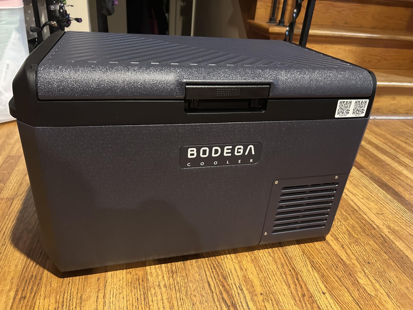 BODEGACOOLER 12 Volt Refrigerator, 100QT(95L) IPX4 Waterproof Electric Cooler, Car Fridge Dual Zone APP Control with 12/24V DC 110-240V AC, -4℉~68℉, Portable Freezer for Camping,Travel,RV,Road Trips customer photo 1