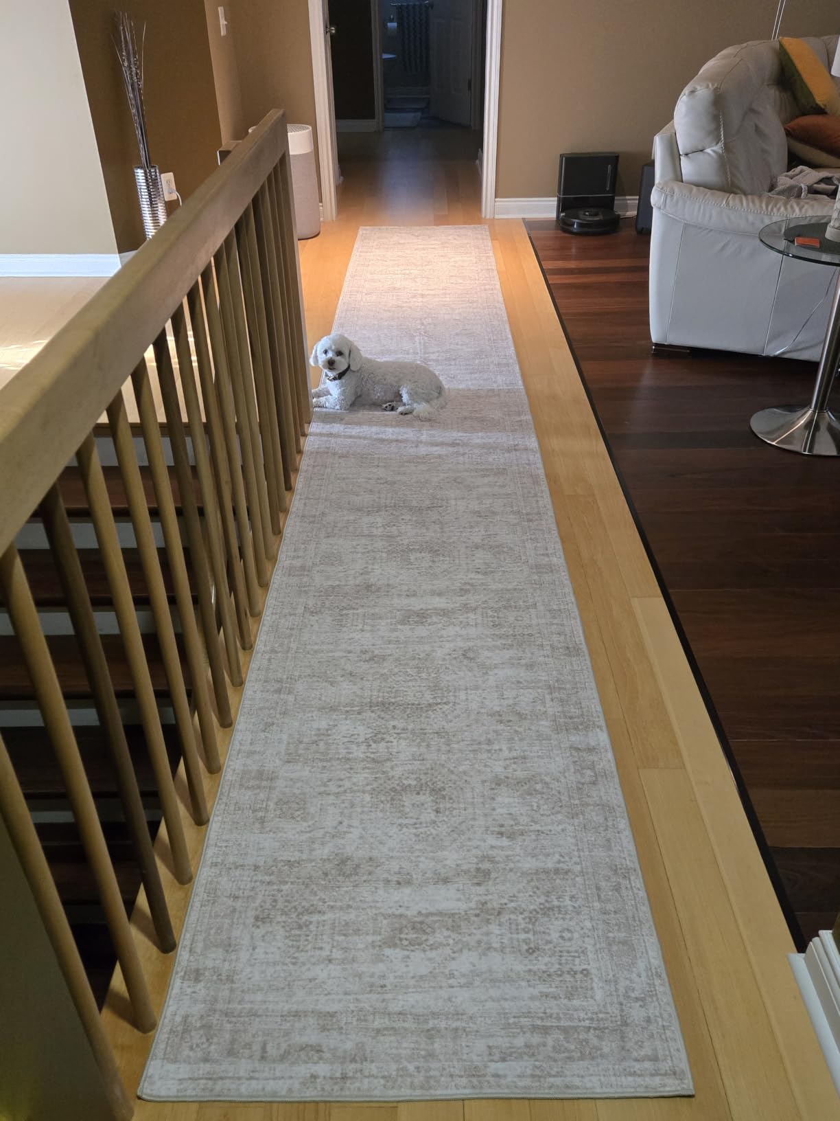 2x8 Runner Rug Non Slip,Washable Hallway Runner Rug,Beige | Neutral Rugs for Kitchen,Entryway,Bedroom,Bathroom,Nursery Room,Thin,Soft Runner Rug,Stain Resistant Indoor Carpet customer photo 1