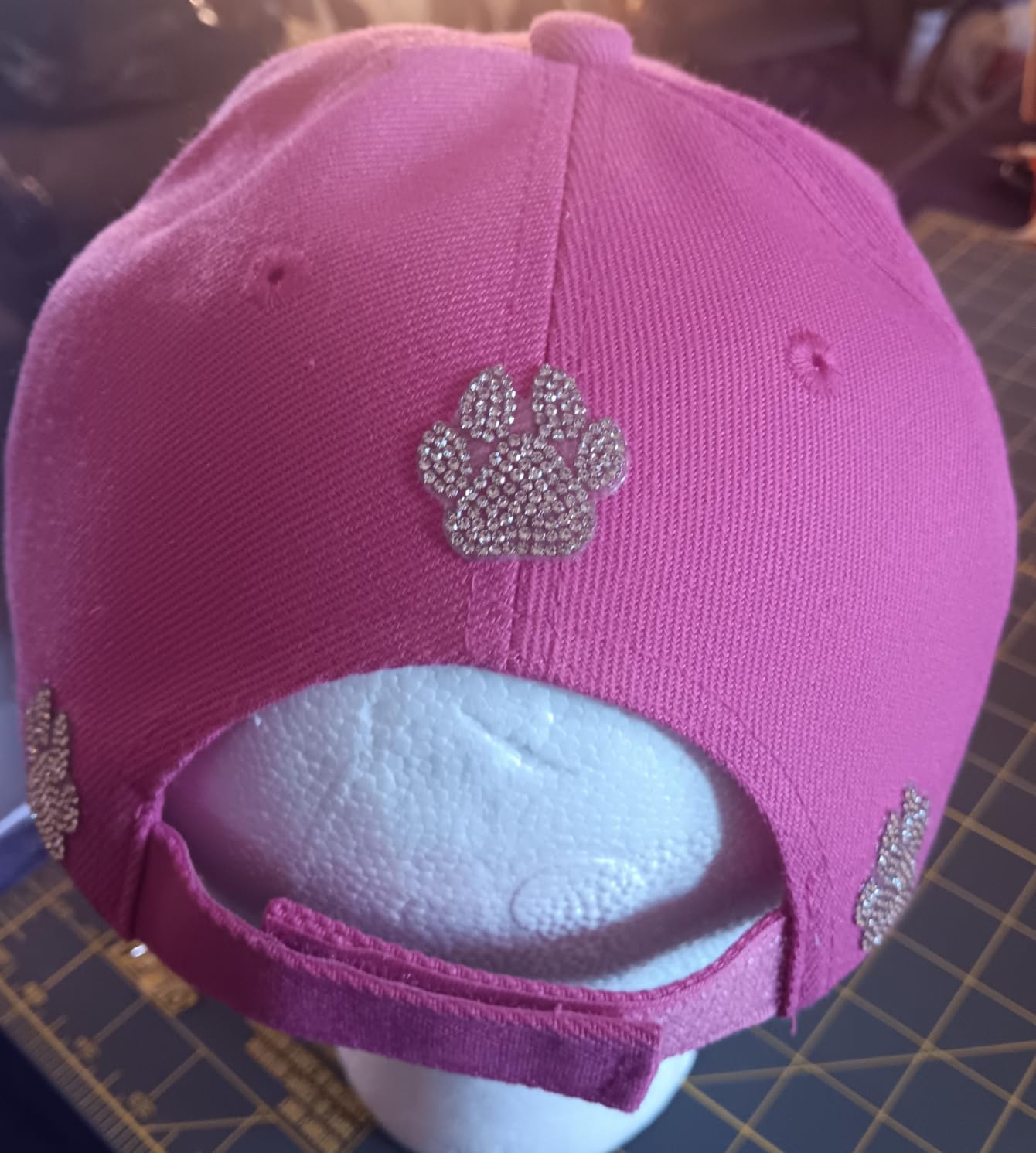 Calogy Hat Press Heat Machine for Caps, Mini Portable Hat Heat Press with Timer, Max 410°F, Precision Temp Control ±5°F, Fast & Evenly Heating Curved Plate 2.76 * 6.3in for 6 1/2-8 Hat (Pink) customer photo 1