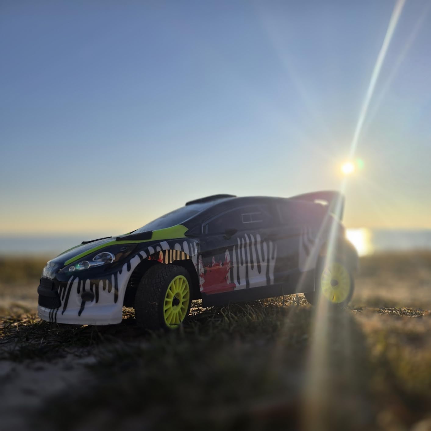RIAARIO 1/10 Brushless RC Cars, 50 MPH Rally Car, 4WD, Waterproof, 8+ Ages | 45A Waterproof ESC, 11KG Micro Servo, 2852 3800KV Brushless Motor, 3S Lipo, 5CH Transmitter, Metal Chassis, All-Terrain customer photo 2