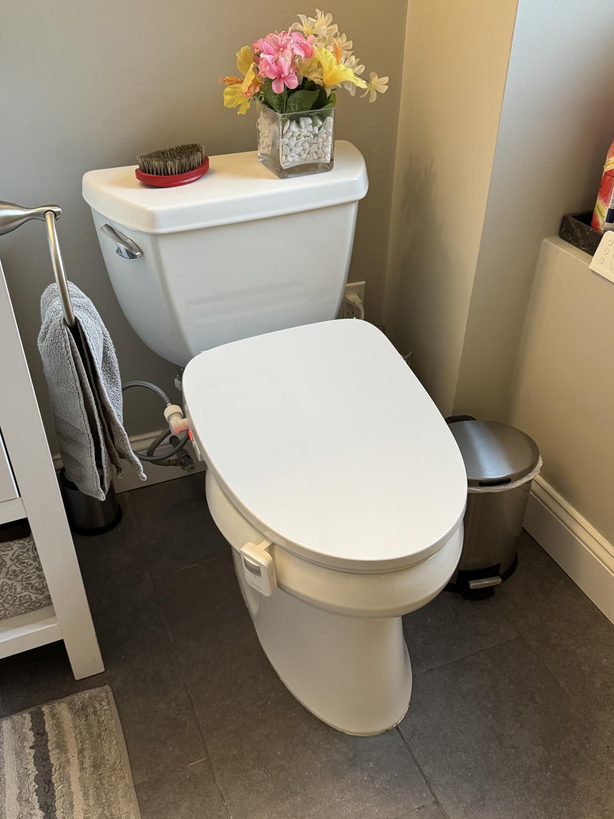 TUSHY Cloud+ Electric Bidet Toilet Seat w/Remote (Personal Settings Include: Instant Warm Water, Heated Seat & Air Dryer), Automatic Deodorizer, Night Light, Soft Close Seat & Lid (Elongated) customer photo 2