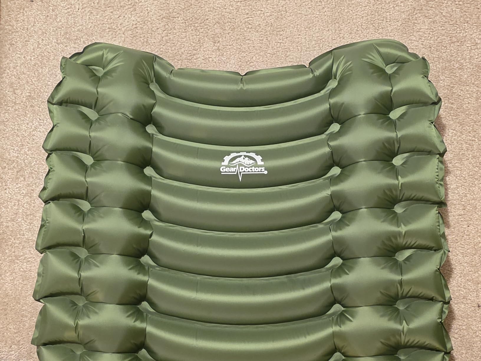 Gear Doctors Ether 17.5oz Ultralight Camping Sleeping Pad - Backpacking Air Mattress - Compact Inflatable Sleeping Mat for Backpacking, Comfortable Outdoor Hiking, Tent, Travel customer photo 1