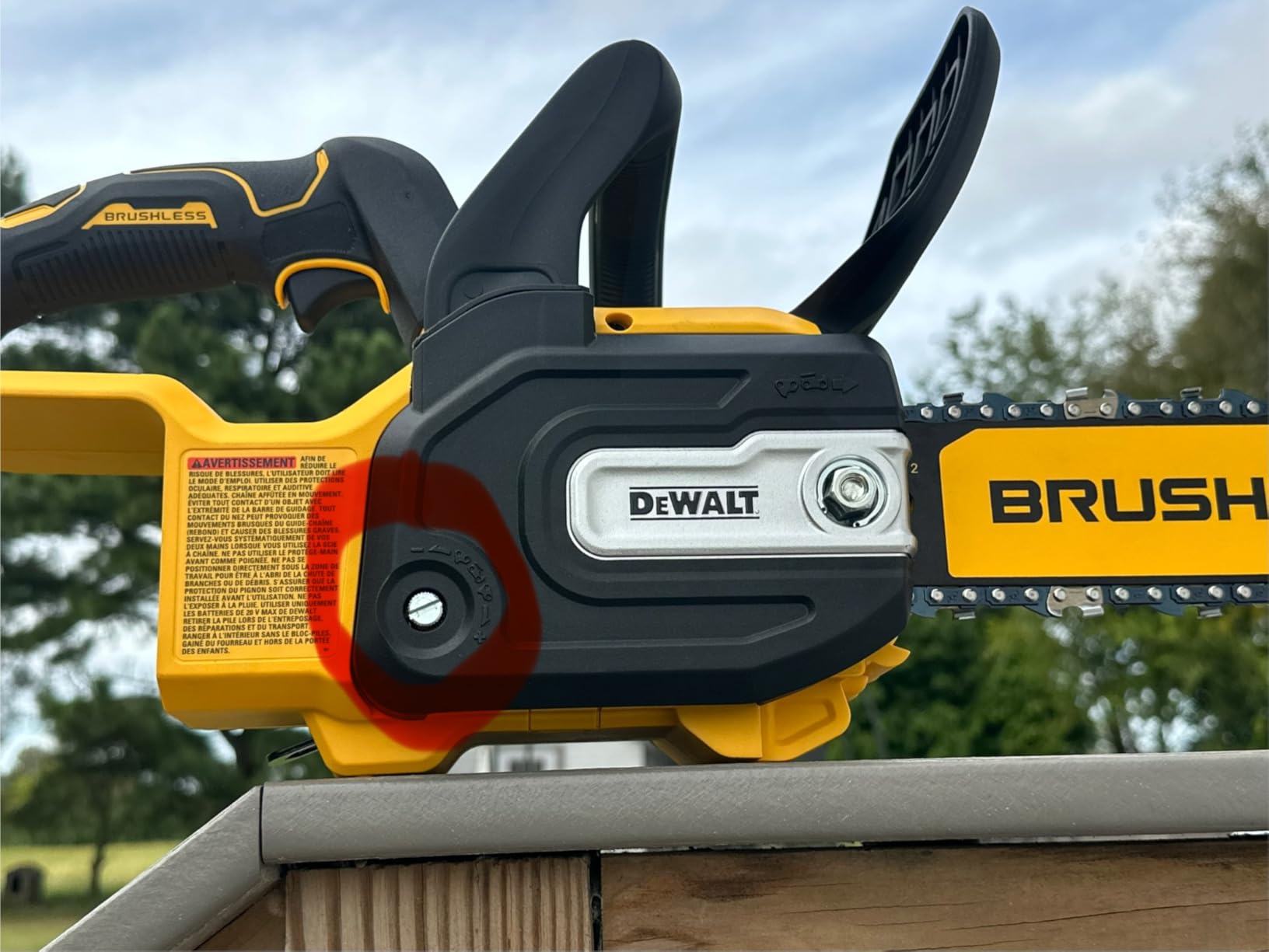 20V MAX 12 in. Cordless Battery Powered Chainsaw (Tool Only) customer photo 1