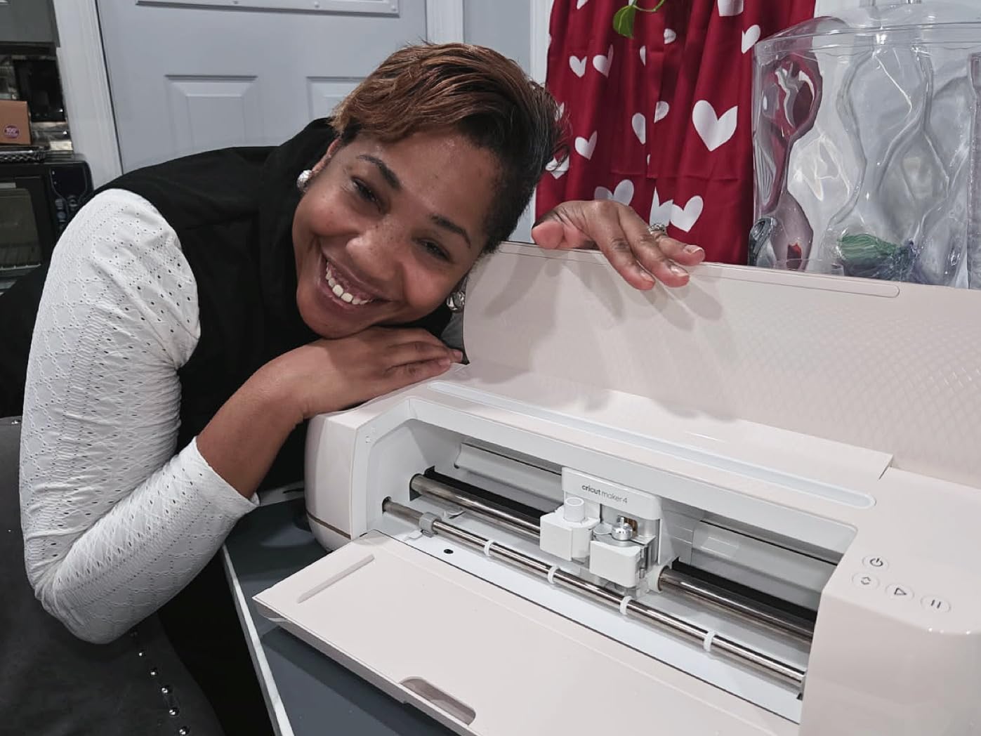 Cricut Maker 4 Cutting Machine Ultimate Beginner Sticker Making Bundle - Print Then Cut Machine with Waterproof Sticker Paper & Vinyl for Custom Stickers & Small Business, Seashell Die-Cutting Machine customer photo 1