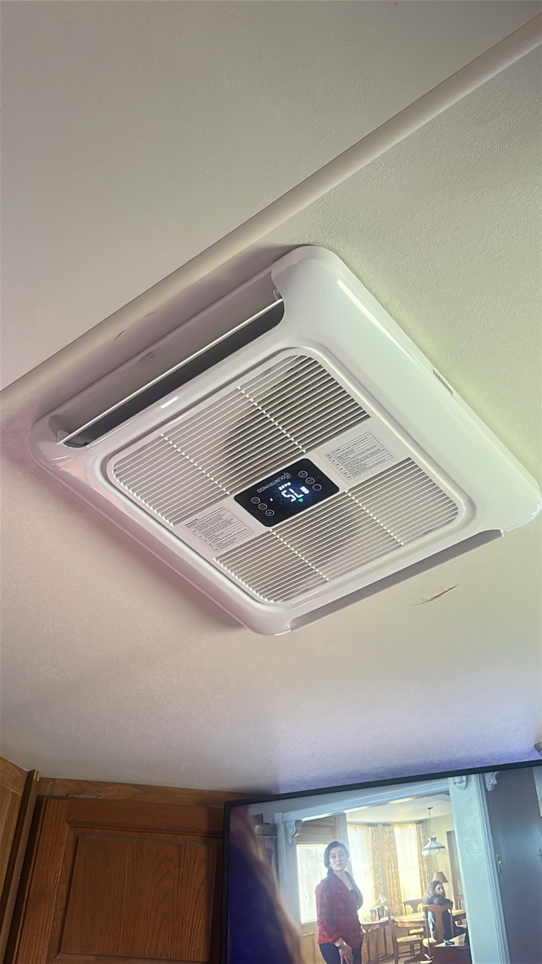 12V DC RV Air Conditioner 10000 BTU RV AC Unit Low Power Consumption Rooftop RV Air Conditioners with APP Remote for RVs, Camper, Van, Battery Powered customer photo 2