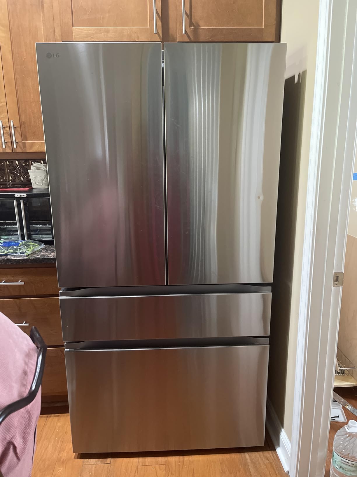 LG LF30S8210S 29.6 Cu. Ft. Stainless 4-Door French Door Refrigerator customer photo 2