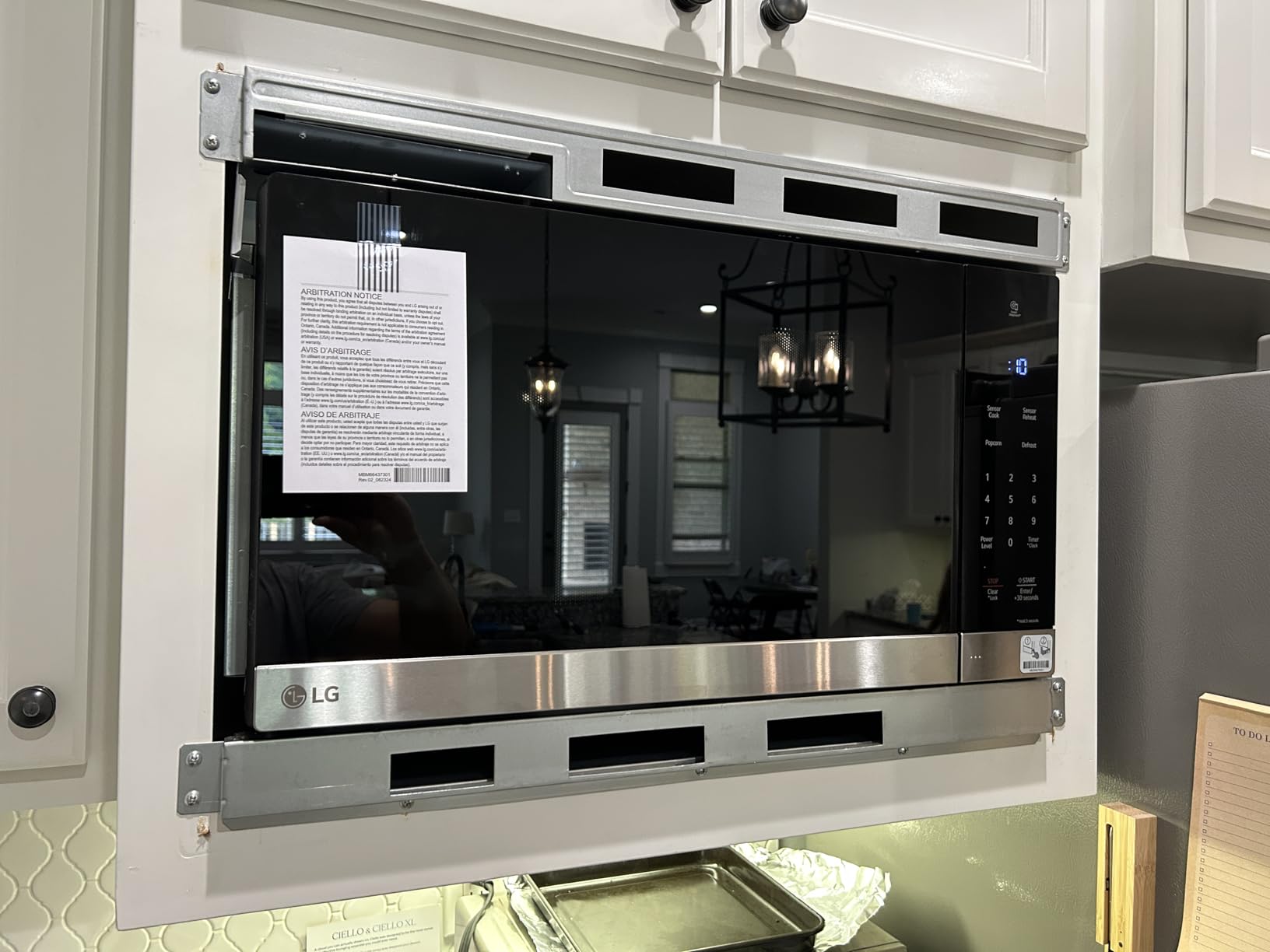 LG Countertop Microwave, 2.0 cu. ft., Stainless Steel, 23.9x13.6x19.8 Inches, Smart Inverter, Sensor Cooking, 1200 Watts customer photo 1