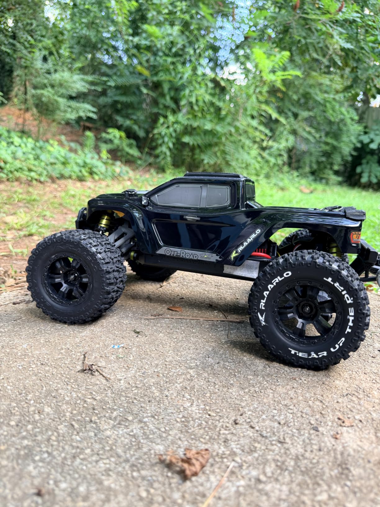 RIAARIO 1/10 Brushless RC Cars, 50+ MPH, 4WD Trucks, Carbon Fiber, Ages 8+ | 60A ESC Monster Trucks, 3650 2650KV Brushless Motor, 3S LiPo, Gyro, CNC Central Differential, 11KG Metal Servo with 7075 Gear customer photo 2