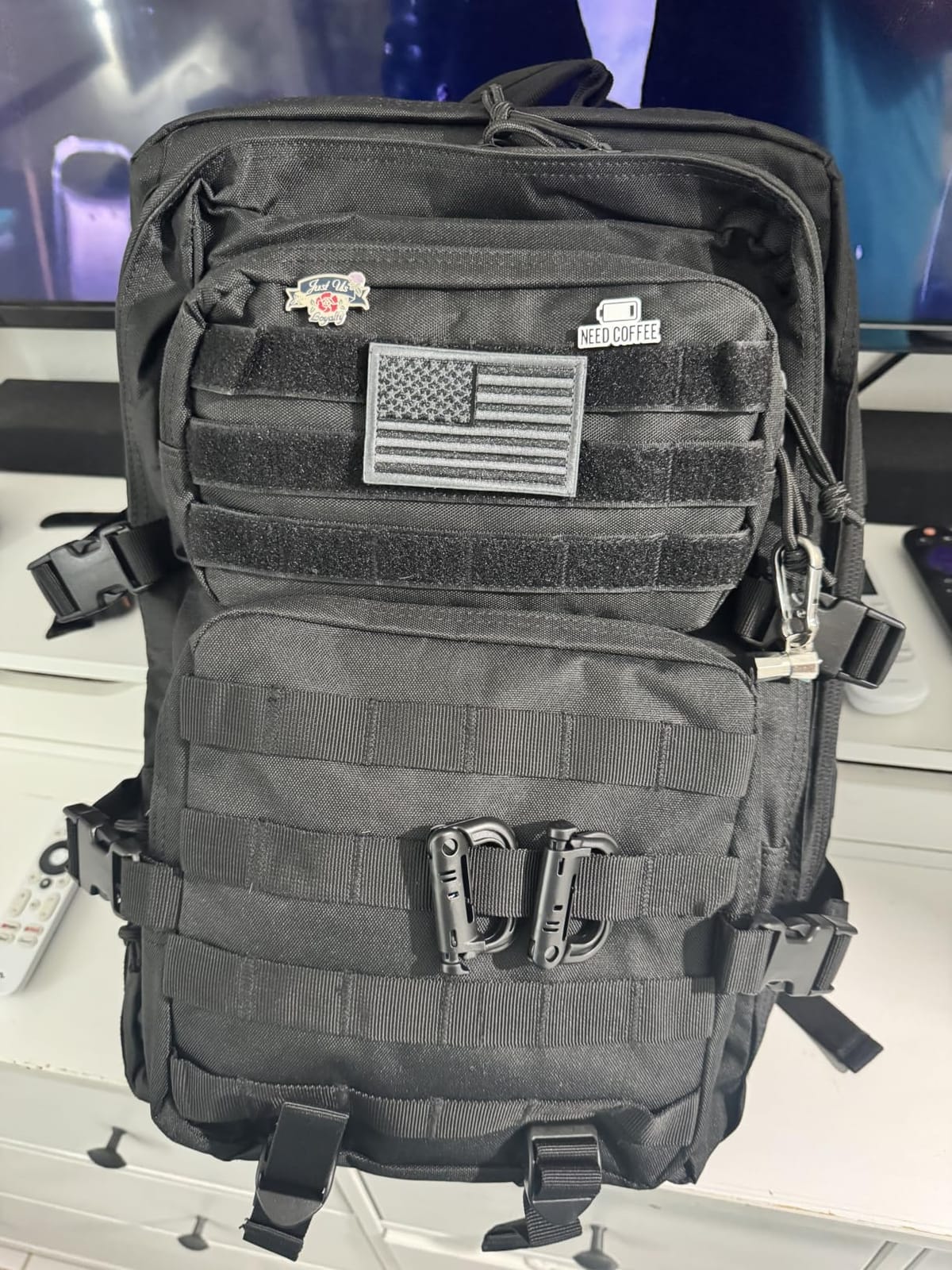 45L Tactical Backpack for Men Women, Military Assault Pack with MOLLE, Large 3 Day Bug Out Bag for Hiking Camping customer photo 1