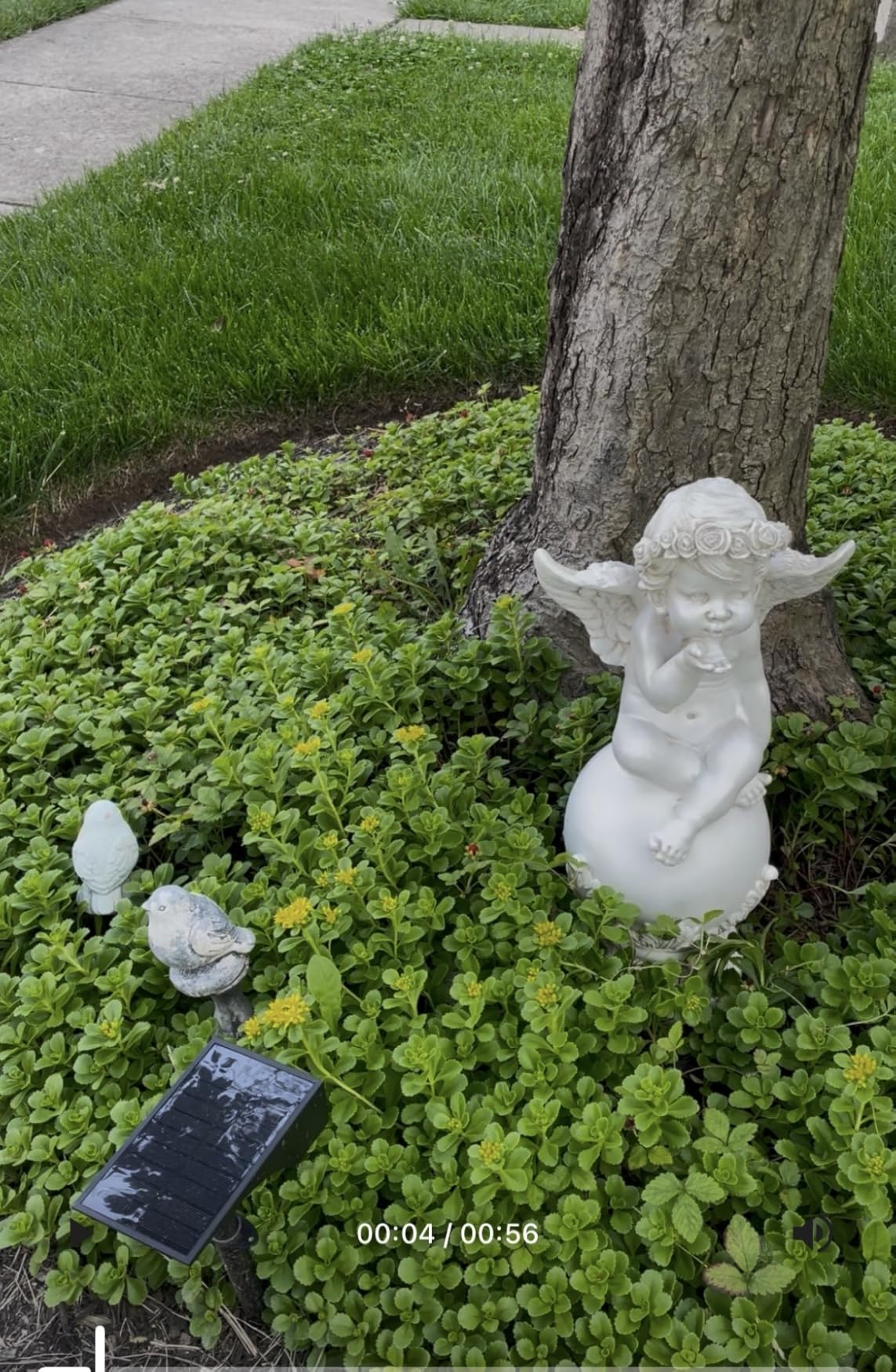 18in Angel Statue Cupid Sculpture Outdoor Decoration Patio Garden Decoration Porch Lawn, Angel Garden Sculpture and Statuary customer photo 1