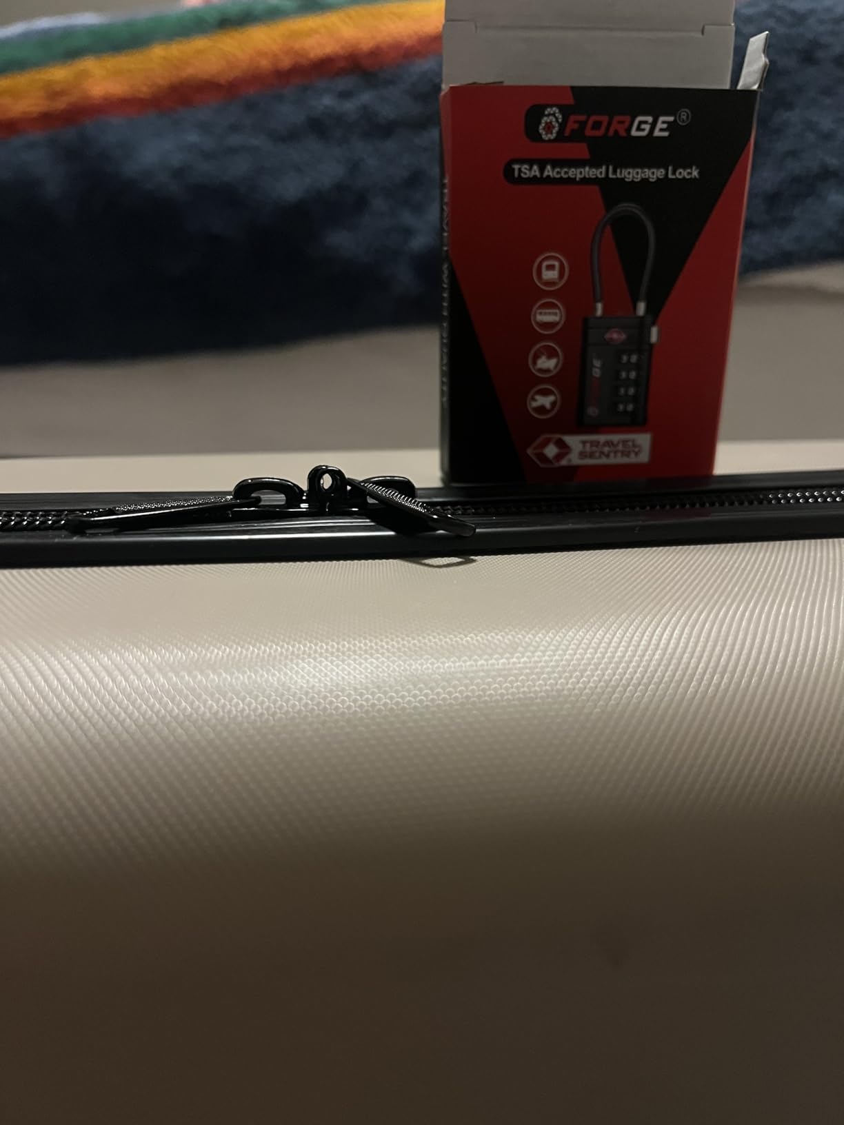 Forge Open Alert TSA Approved Luggage Locks, TSA Travel Locks, Zinc Alloy Body. Black 2 Locks customer photo 2