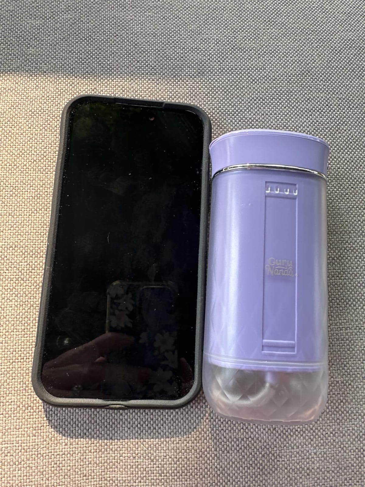 GuruNanda Portable Water Flosser Cordless, Sensitive Gums Friendly, 1ct | Travel Water Flosser|Collapsible 180mL|4 Modes|Smart Timer|Built-In Tip Storage|Mini Water Flosser|30-Days Battery|Lavender customer photo 2