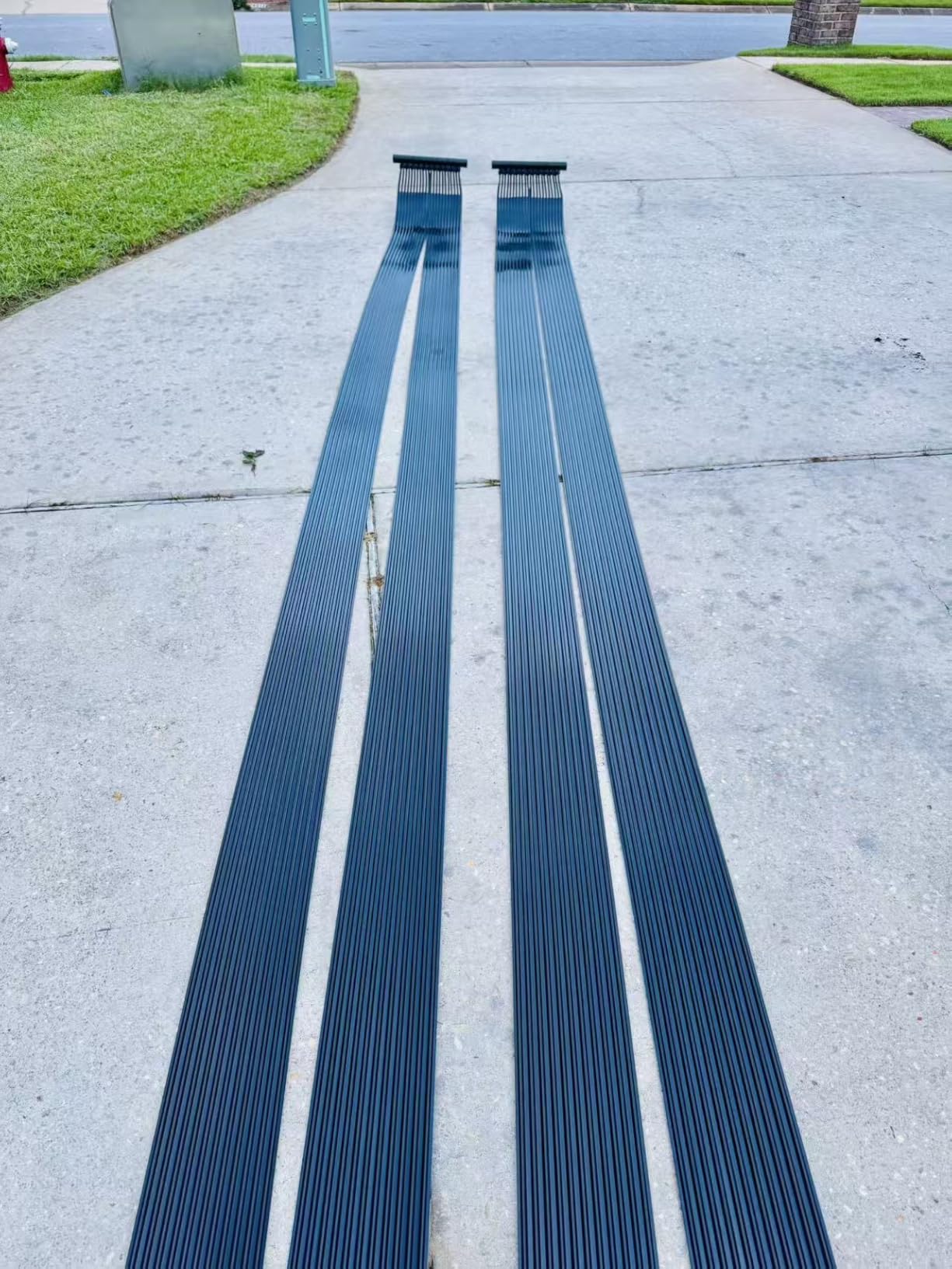 IRONMAX 2.5 x 10 Feet Solar Pool Heater for Above-Ground & Inground Pools | Weatherproof Solar Pool Heating Panel customer photo 1