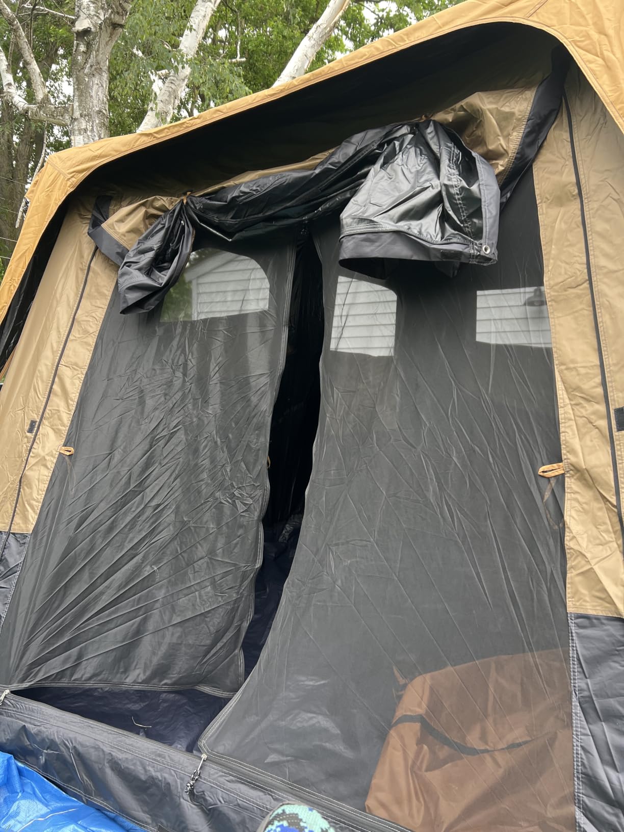 EVER ADVANCED 8/10 Person Camping Blackout Design Tent | Multi Room Tent for Family, Large Tents with Rainfly and Carry Bag, 2 Doors, Water-Resistant & Weather-Resistant customer photo 2