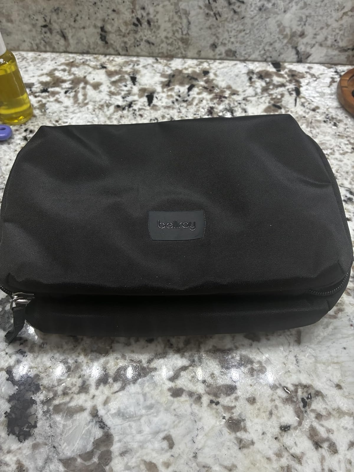 Bellroy Hanging Toiletry Kit 3L, Travel Toiletry Bag - SeaKelp | 3L hanging toiletry bag for men and women, designed for travel customer photo 1