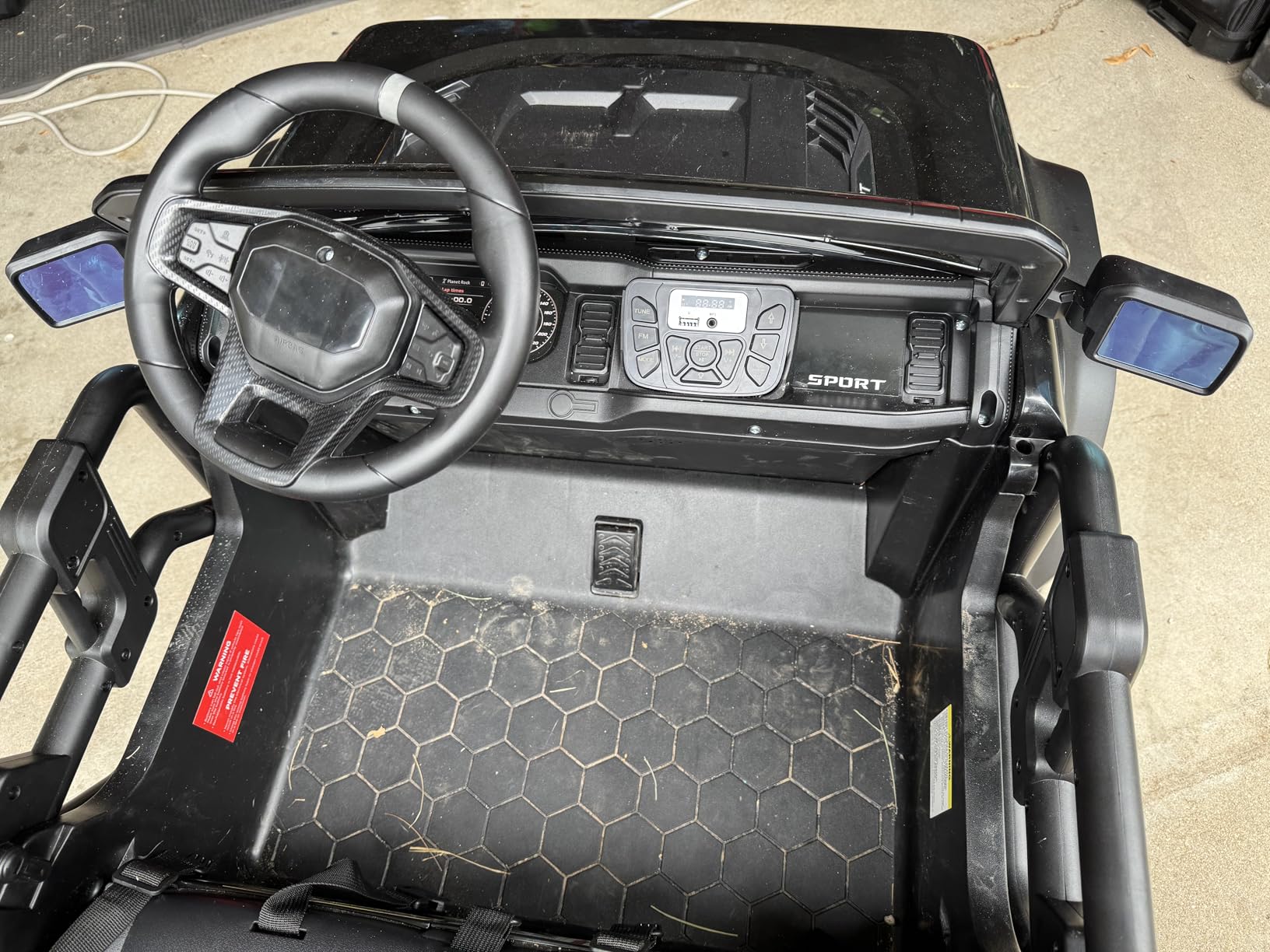Best Choice Products Kids 24V 2-Seater Electric Ride On Car Truck w/ 132lb Weight Capacity, Parent Control, Bluetooth, LED Lights - Black customer photo 1