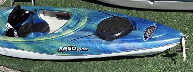 Pelican Argo 100X EXO - Recreational Sit in Kayak - Lightweight Patented Ram-X™ Material - Ergobreeze™ Seating System - 10 ft customer photo 2