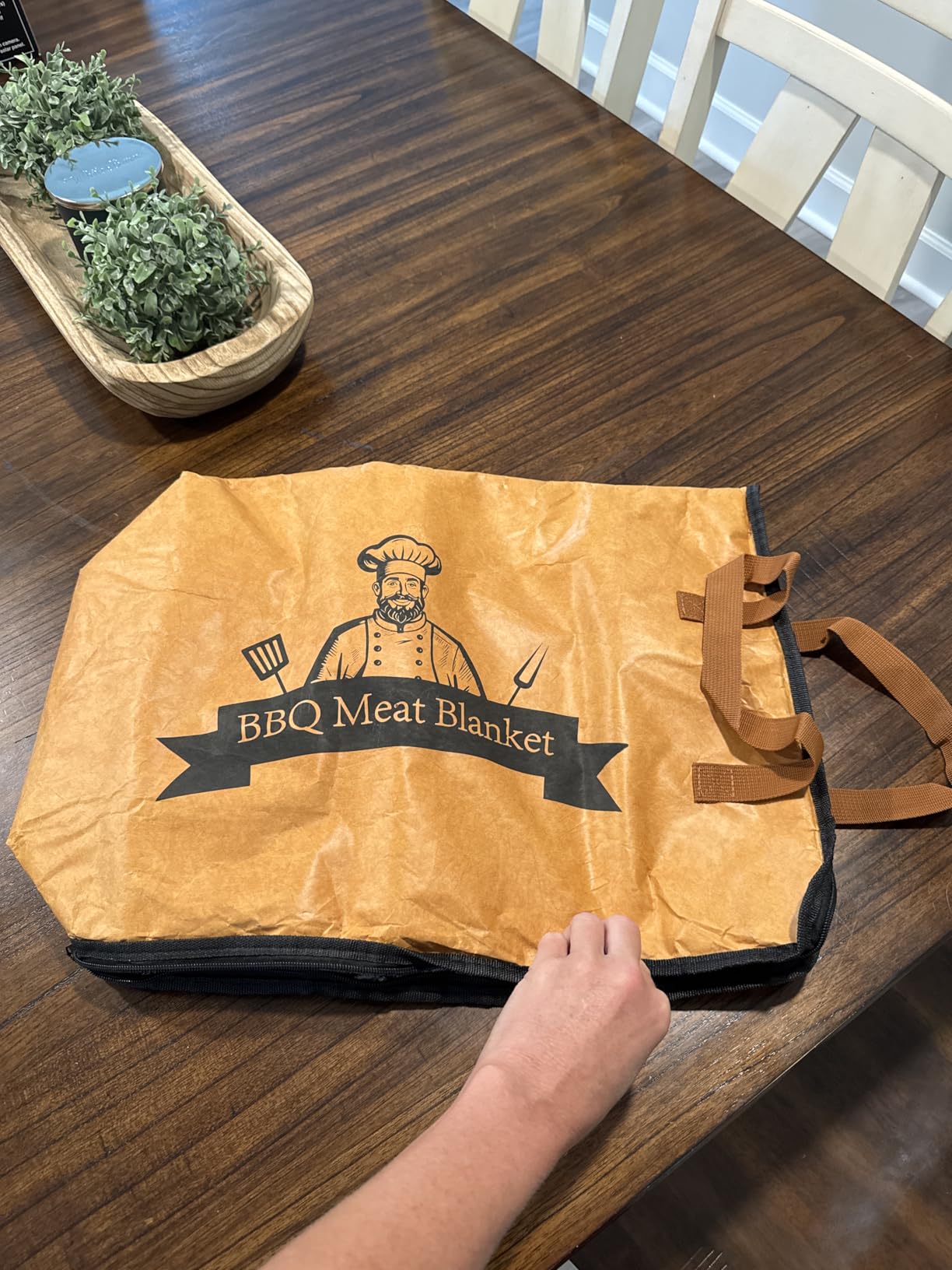 BBQ Blanket for Resting Meat, Meat Resting Blanket for Grilling Accessories, Reusable Smoker Grilling Meat Insulated Resting Bag, BBQ Accessories for Large Brisket, Gifts for Men, Dad, Christmas Gifts customer photo 1