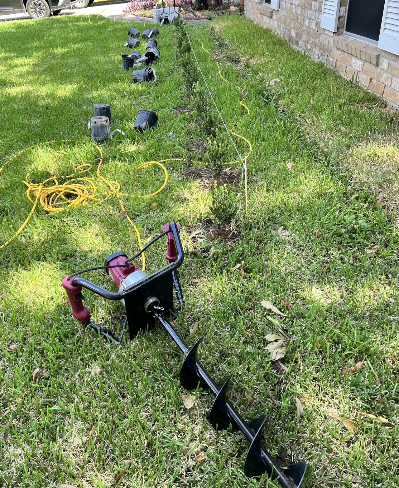 DC House 1500W Electric Post Hole Digger Earth Auger with 6