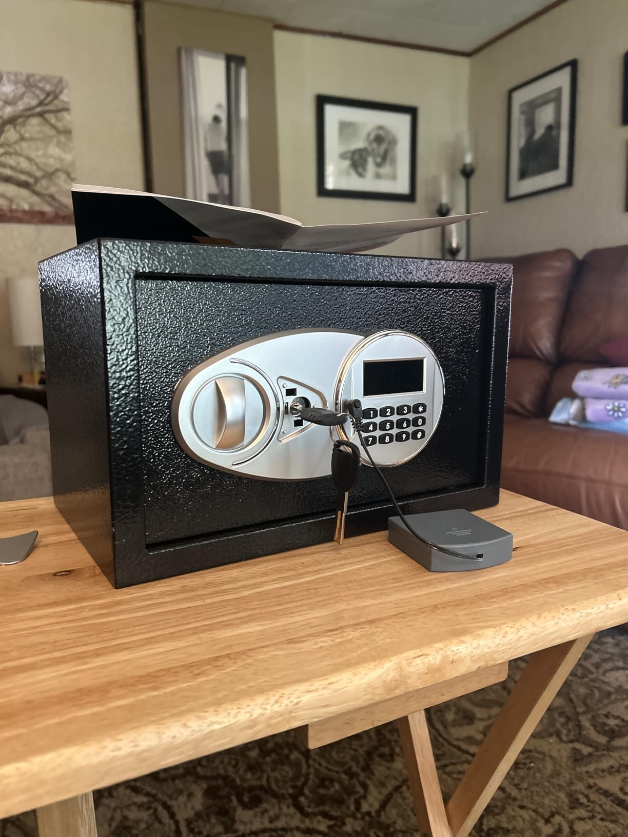 5.5 Cuft Heavy Duty Biometric Fireproof Safe For Home | Large Document Safe Box With Keypad and Dual alarms, Digital Security Safety Box for Money Jewelry customer photo 2