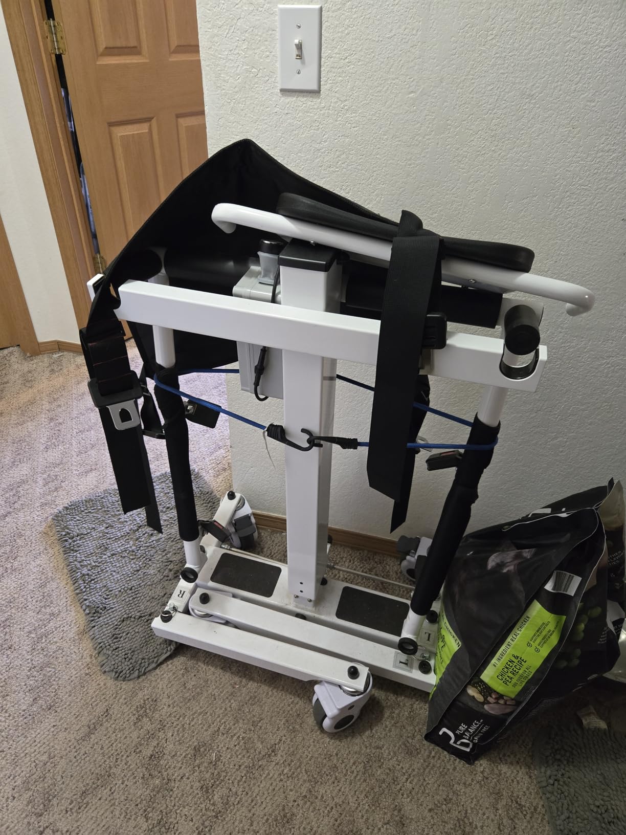 VOCIC Electric Transfer Lift for Car, Portable Folding Patient Lift Transfer Chair, Electric Assist Lift Aid for Seniors, Adults, AY06 customer photo 1