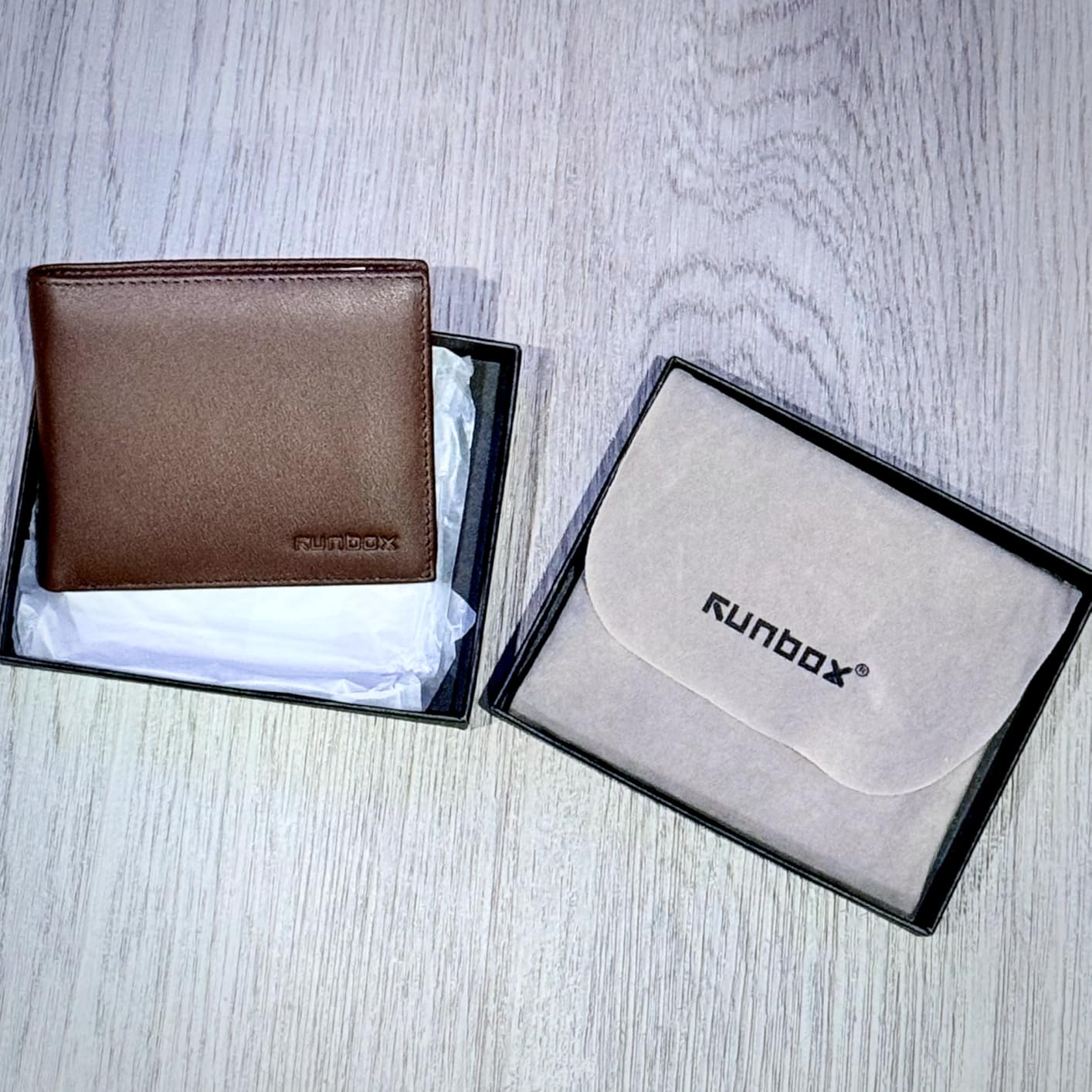 Wallet for Men Leather RFID Blocking Bifold Front Pocket Wallet customer photo 1