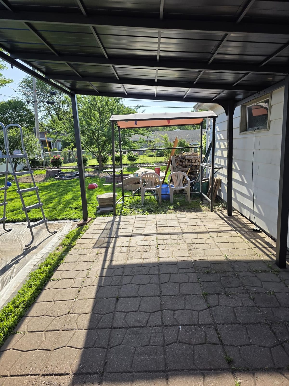 Covered Outdoor Grill Gazebo 6'x12' with Side Shelf, Outdoor Hardtop Gazebo with Bottle Opener & Hooks, Grill Canopy with Sturdy Rustproof Design for Backyard, Garden, Patio, Black customer photo 1