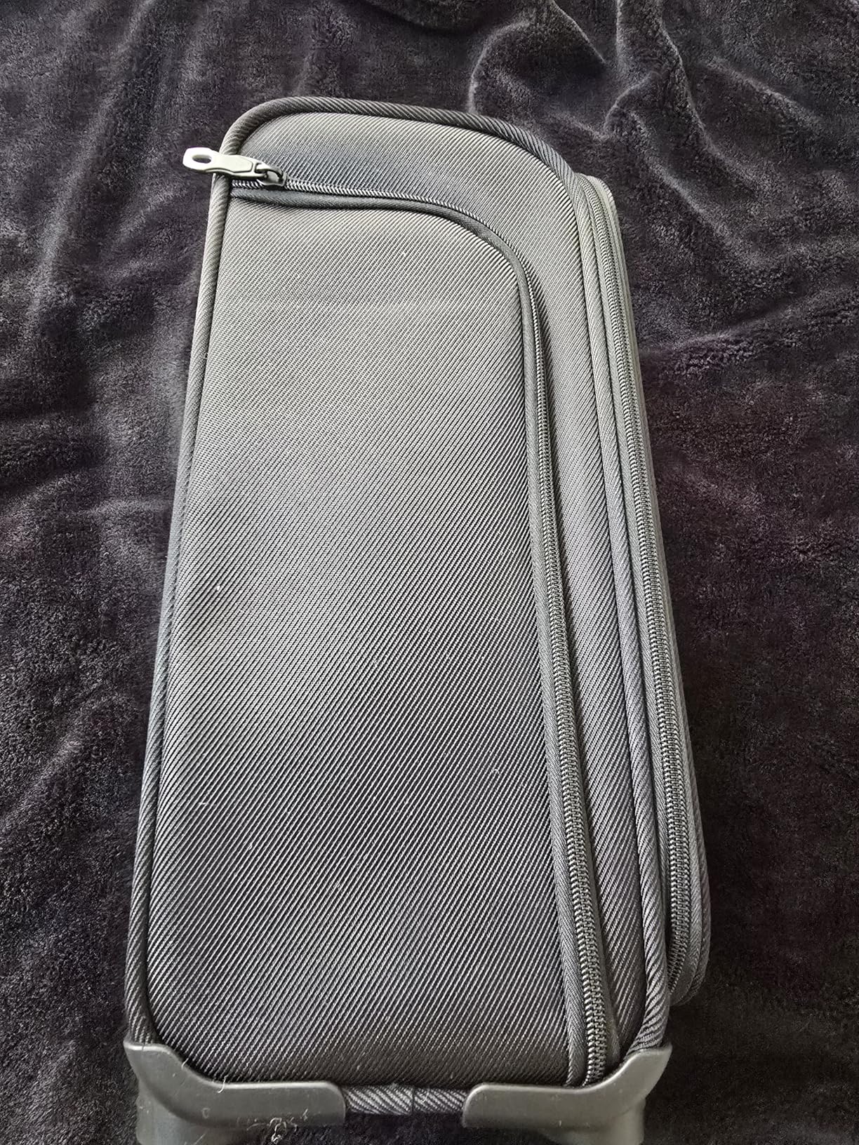 Softside Carry on Luggage Airline Approved, 17 Inch Underseat Carry-on Luggage with Removable Spinner Wheels, Small Personal Item Suitcase for Travel Business (Black, 17 inch_Underseat) customer photo 1