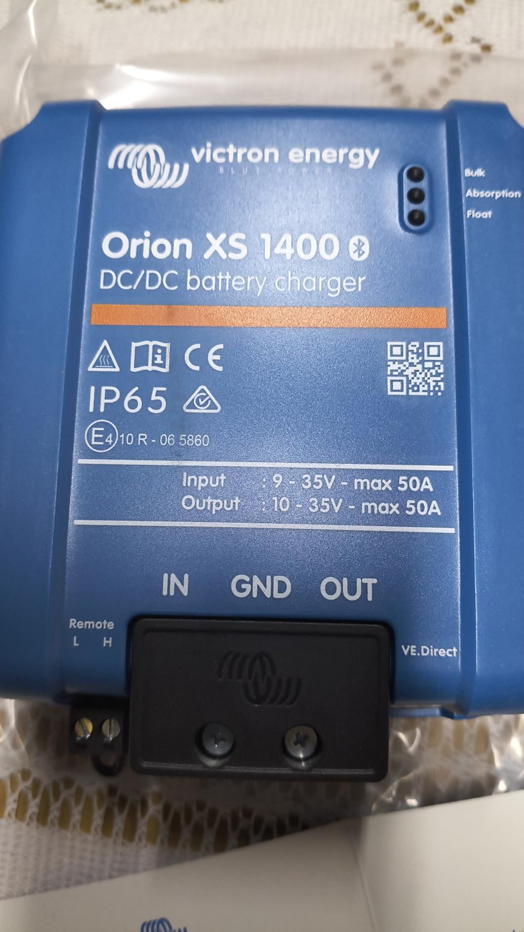 Victron Energy Orion XS 1400 DC-DC Battery Charger 12/24V 50A - | 1400W Output, 98.5% Efficiency, Bluetooth Monitoring, Adaptive 4-Stage Charging, IP65 Rated for Dual Battery Systems customer photo 2