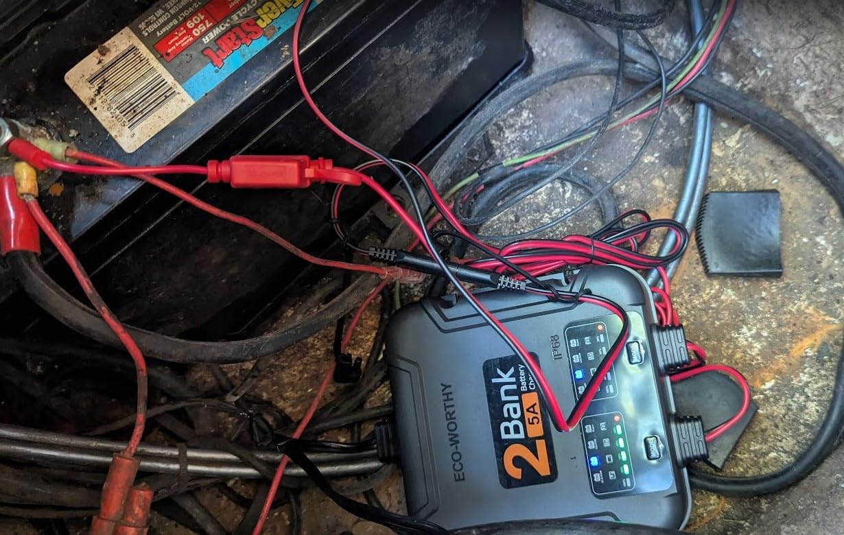 ECO-Worthy 2 Bank Marine Battery Charger 5X2, 12V 10A (5A/Bank) customer photo 1