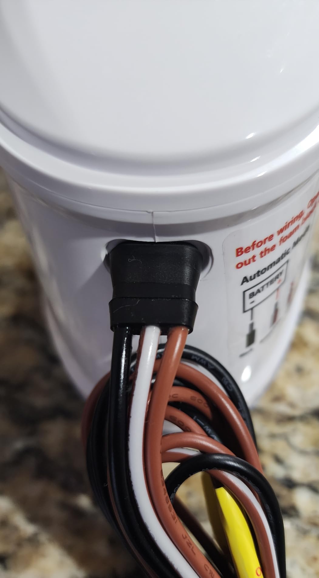 1100GPH 12V Automatic Boat Bilge Pumping Kit, 1-1/8 Inch Electric Bilge Water Pump with 6FT Hose, Stainless Steel Hose Clamps and Thru-Hull Fitting customer photo 2