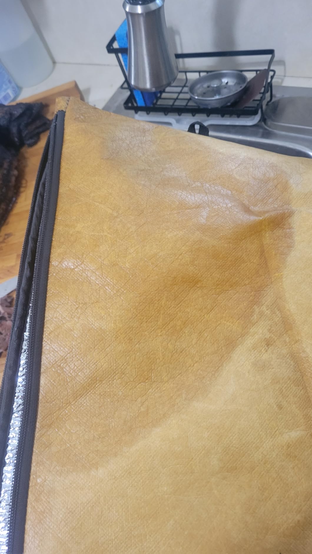 Rest EZ BBQ Blanket® - Insulated Meat Resting Bag for Moisture Retention and Tender BBQ - Heavy-Duty with Wide Mouth Design for Briskets, Pork Shoulders, Steaks - Black customer photo 2