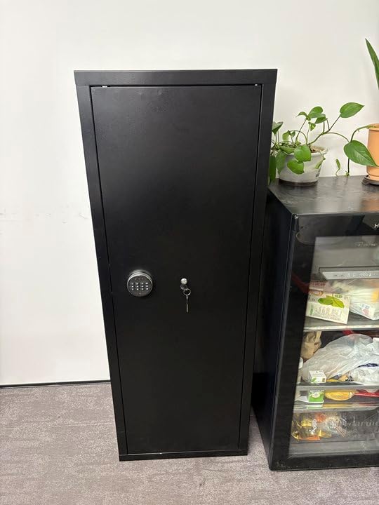 Bonusall 12-15 Gun Safe for Rifles, Large Rifle Safe for 9 Rifles & 4 Pistols with Digital Keypad, Anti-Pry Steel Cabinet, Adjustable Shelves & Dual Alarm for Home customer photo 2