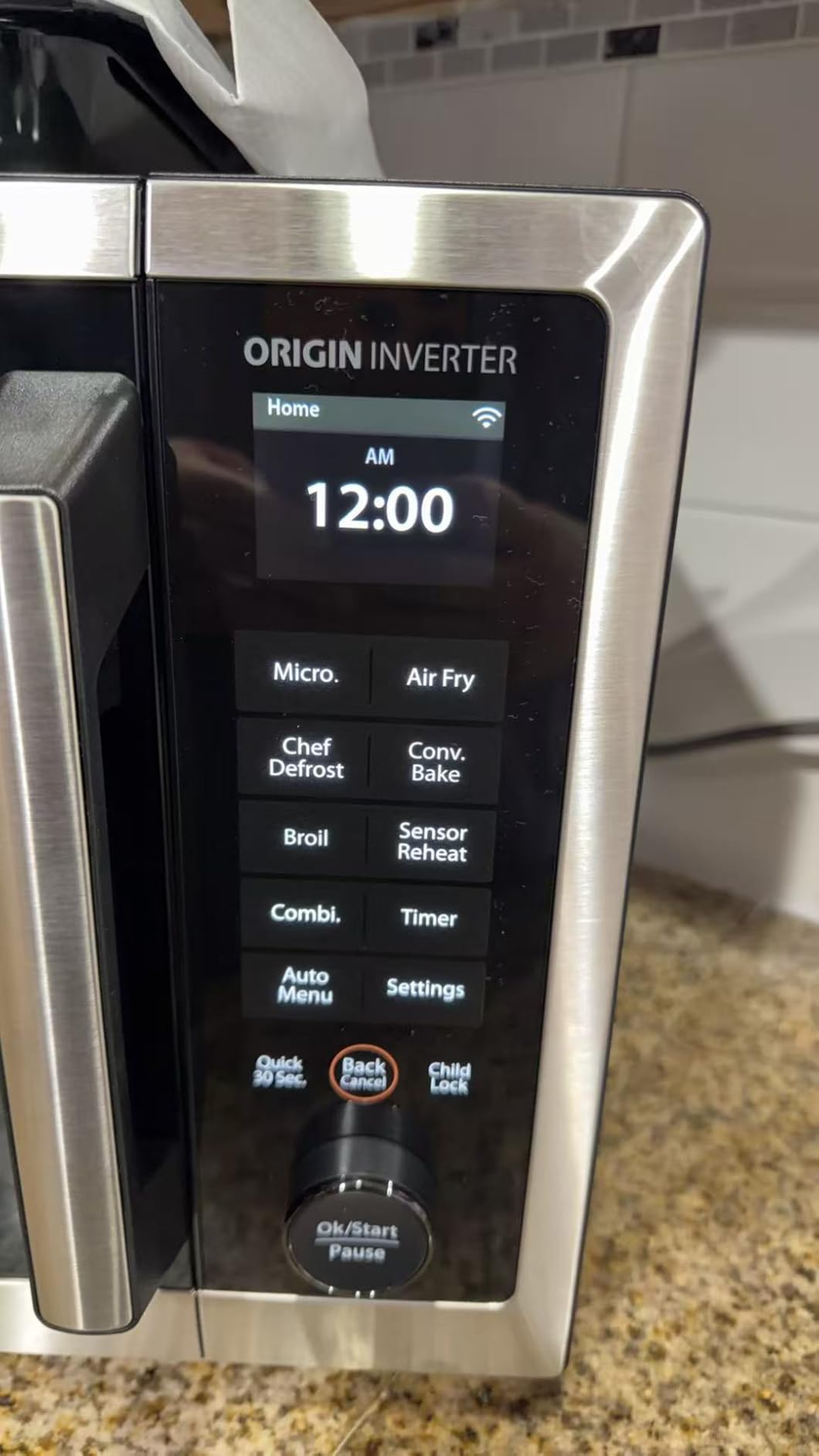 TOSHIBA OptiChef PRO MAX Air Fryer Combo Microwave Oven with 2.4-Inch Color Screen, Origin Inverter Technology, Smart Sensor, Compatible with Alexa, 1100W, 1.3 Cu.Ft, Silver ML2-STC13SAIT(SS) customer photo 2