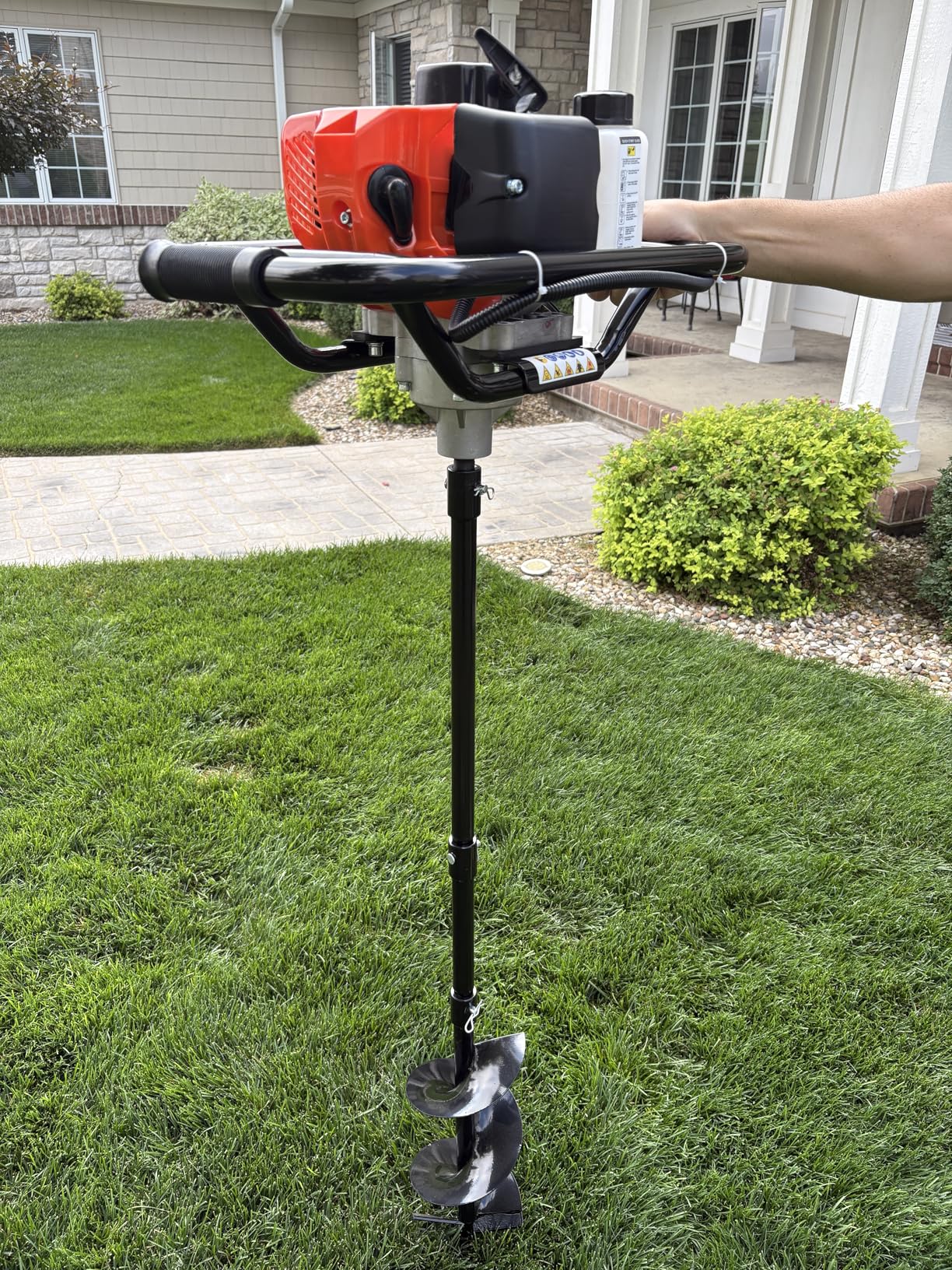 Baotree 62cc Gas Powered Post Hole Digger, Earth Auger with 6
