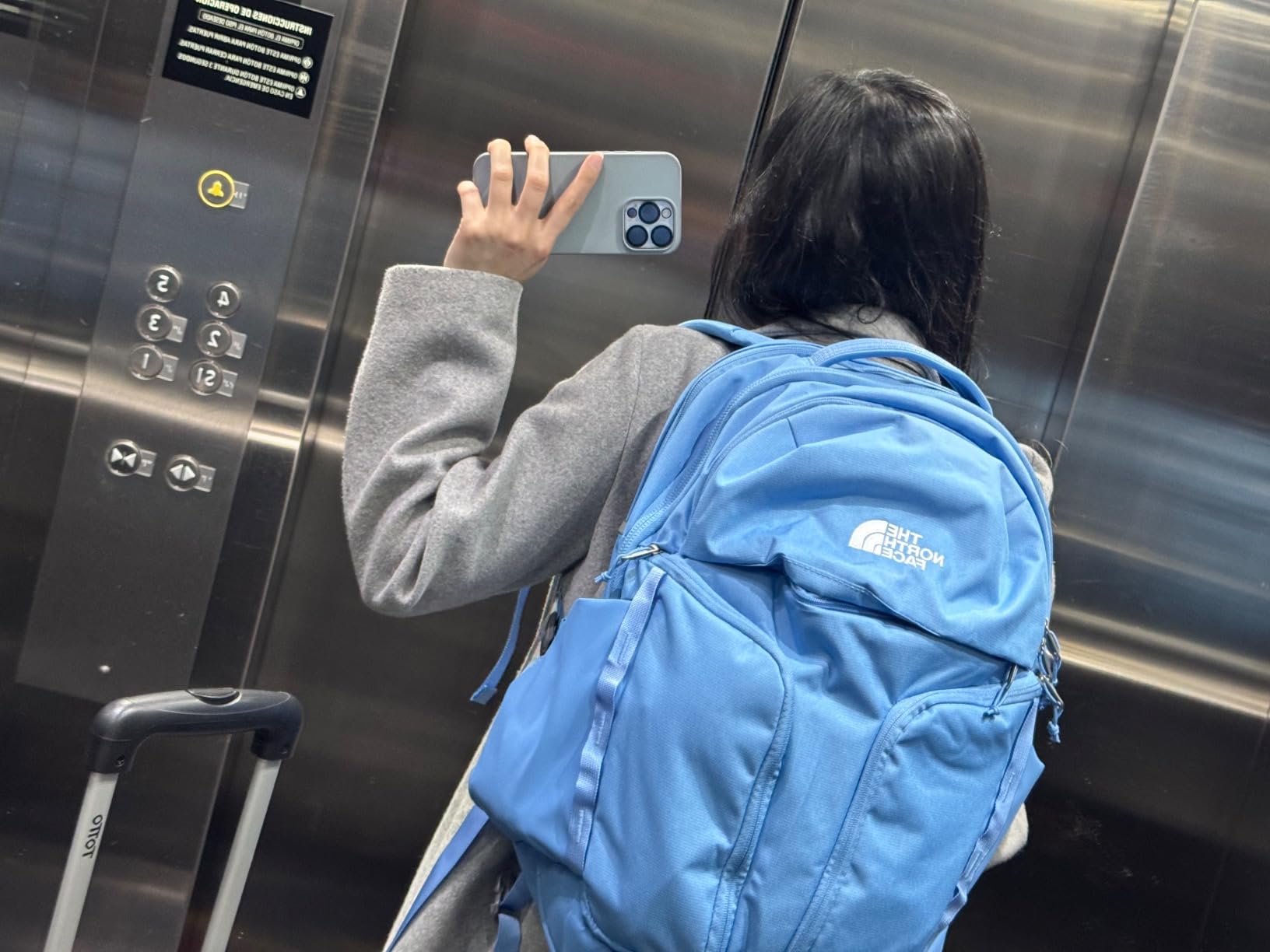 The North Face Women's Surge Commuter Backpack, Opal Frost, One Size customer photo 2