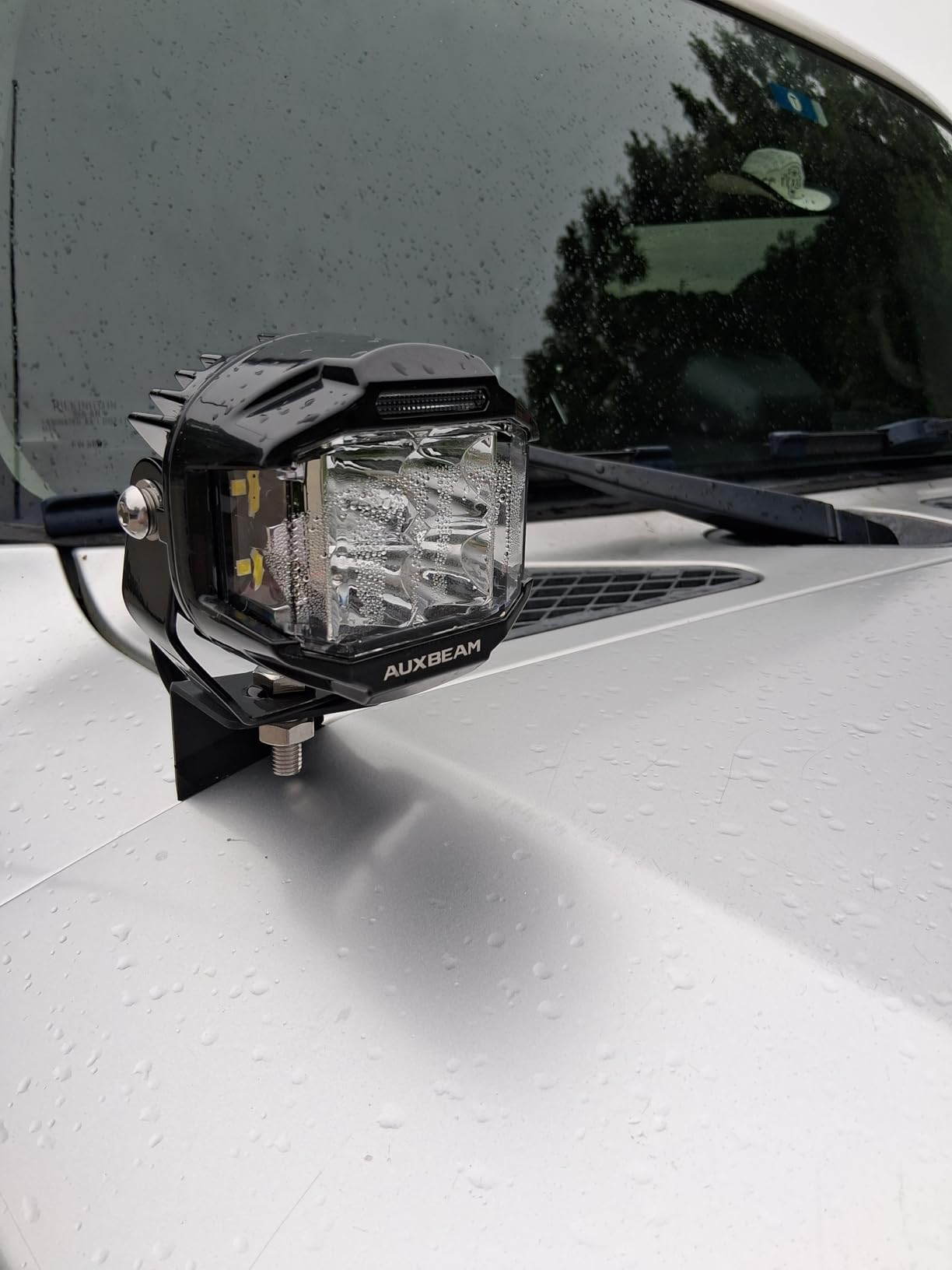 Auxbeam V-MAX Series 4'' Cube LED Light Pod 270° Side Shooter Ditch Lights | 72W 6960LM LED Pod with DRL, Spot Flood Combo Beam, Off-Road Lights with 270° Side Shooter, IP67 Waterproof customer photo 2