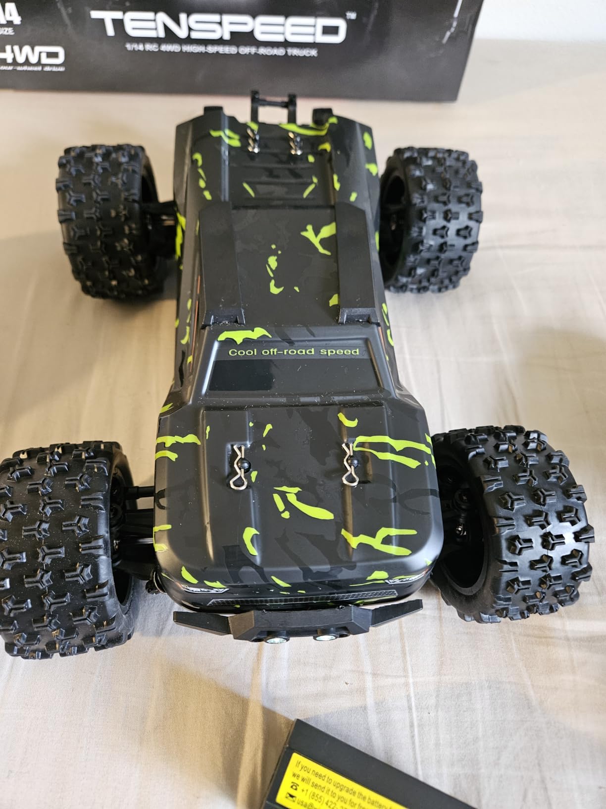1/14 Brushless RC Cars for Adults Fast 50+ mph, RC Trucks 4x4 Offroad Waterproof, Electric Powered High Speed Remote Control Car, Fast Extreme All Terrain RC Truggy with 3S Battery for Snow Sand customer photo 1
