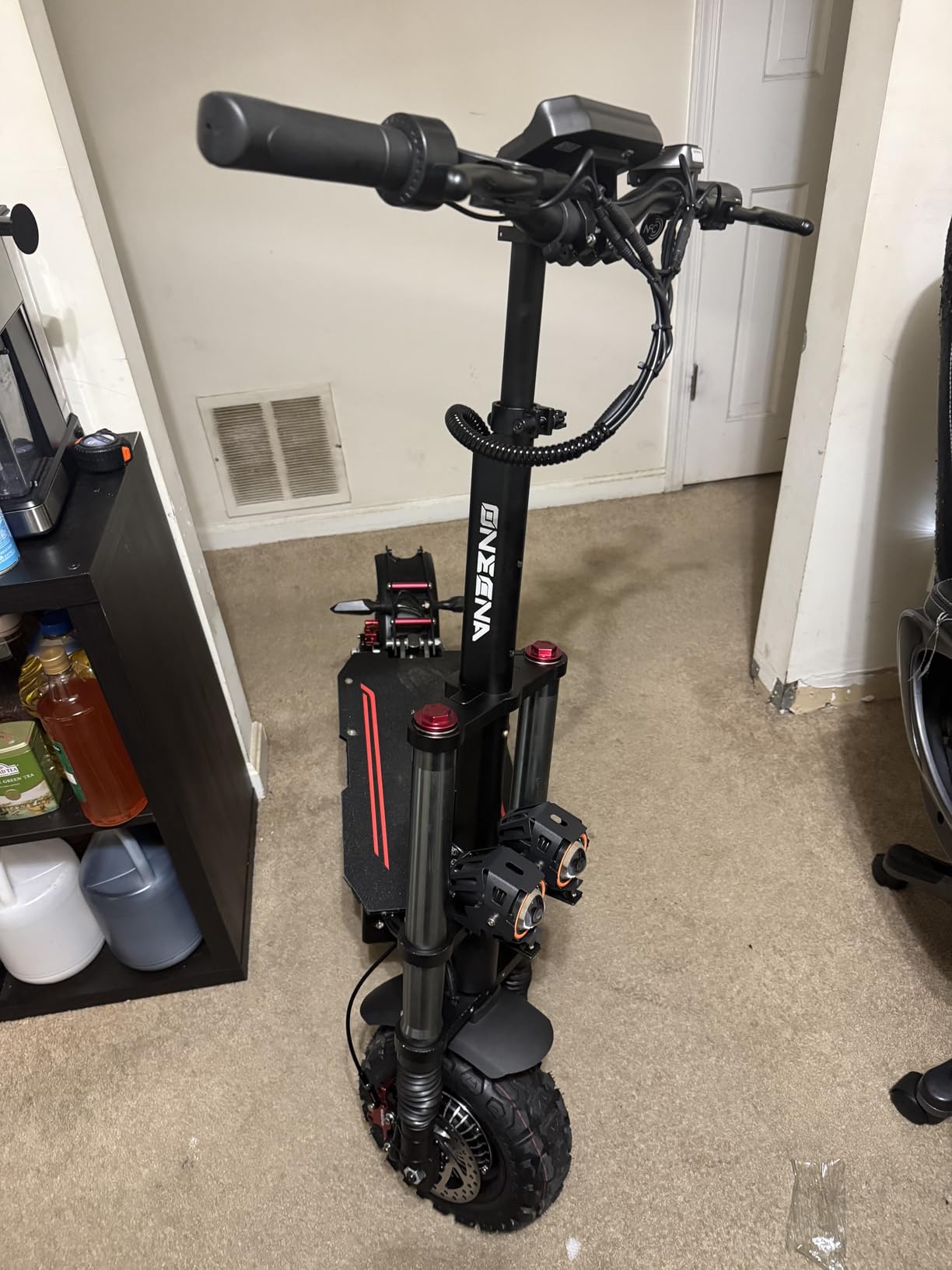 Electric Scooter Adults, 3000W/5600W Dual Motor E-Scooter for Adults | 35-50MPH, 45-60Miles Long Range, 10/11 Inch Foldable Off Road Scooter Dual Braking System customer photo 2