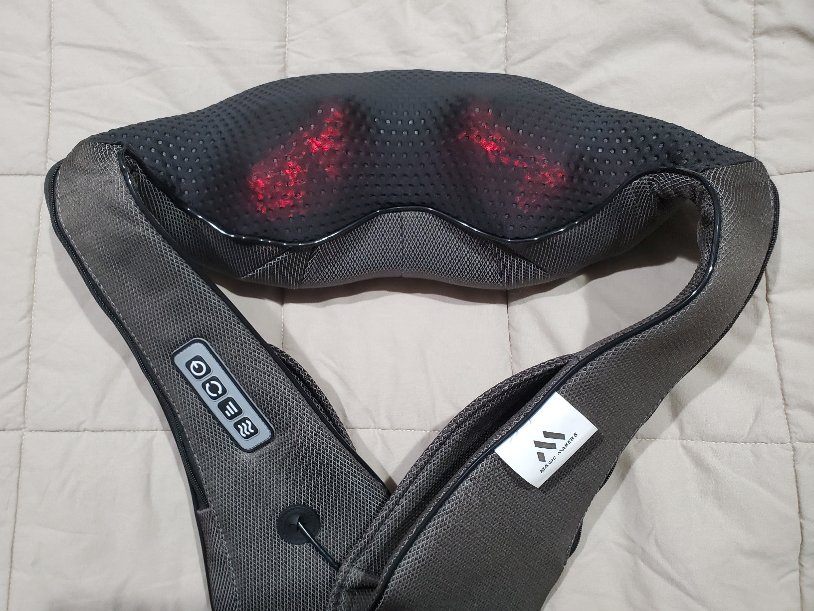 Neck Massager for Pain Relief Deep Tissue with Heat - Shiatsu Back and Shoulder Massage, Mothers Day Gifts for Mom Wife Women Her, Dad Men Him, Christmas, Fathers Day, Plug-in Use for Home Office Car customer photo 2