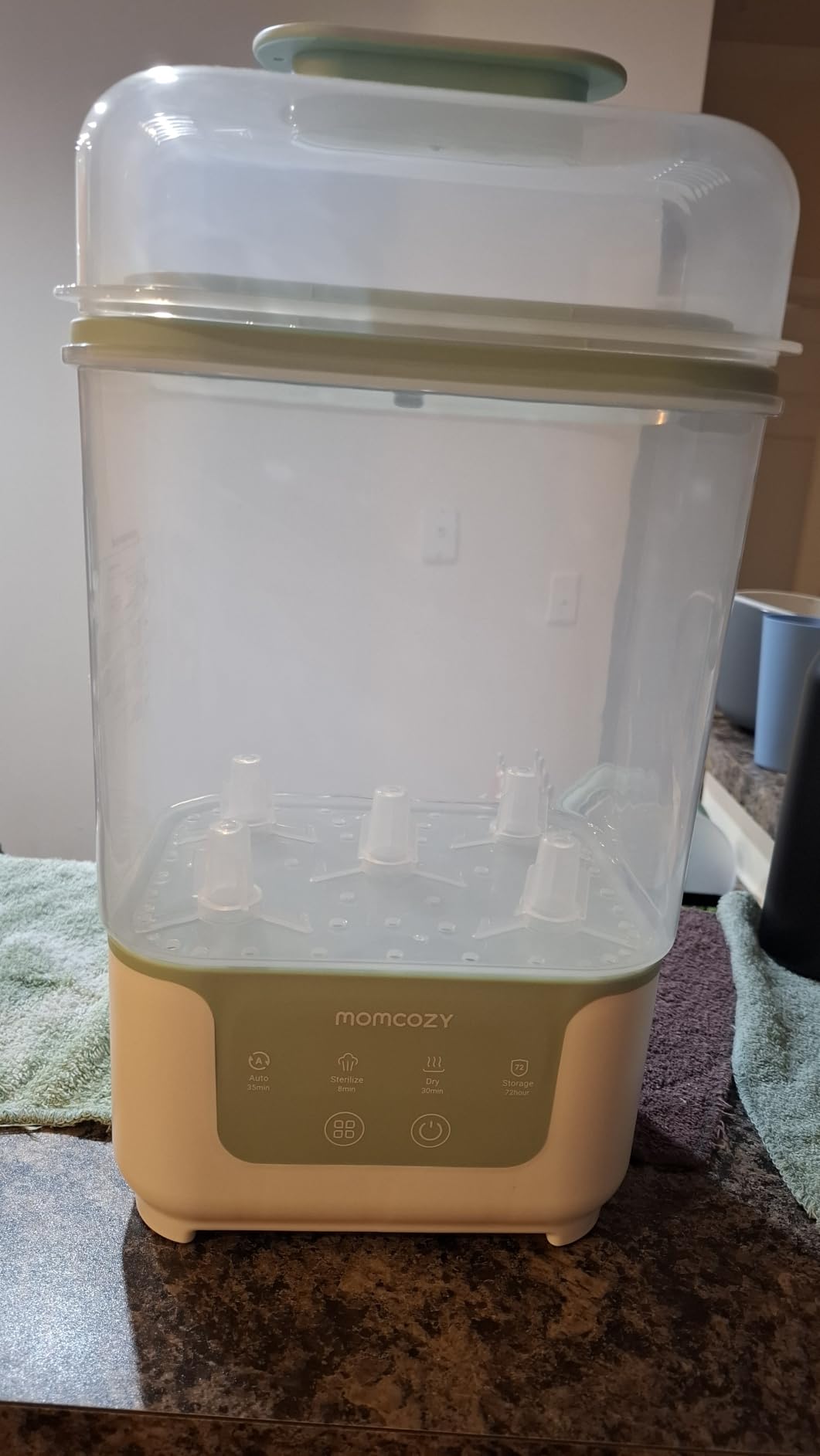 Momcozy New Modular Nesting 4 in 1 Compact Bottle Sterilizer and Dryer customer photo 1